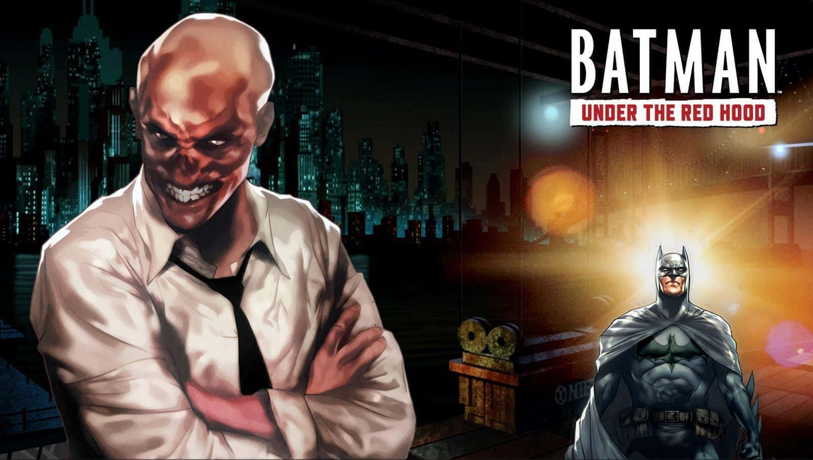 Batman, Red Hood, cityscape, HD Desktop Wallpaper