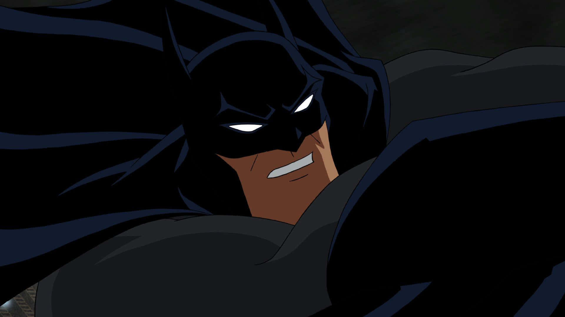Batman, Red Hood, dark animated style, Full HD Desktop Wallpaper