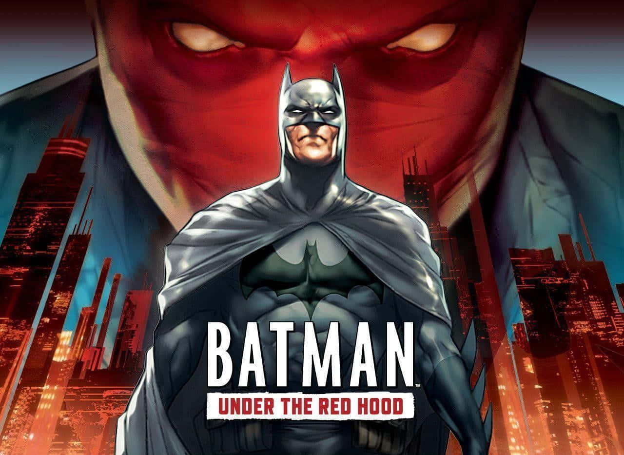 Batman, Red Hood, city skyline, HD Desktop Wallpaper
