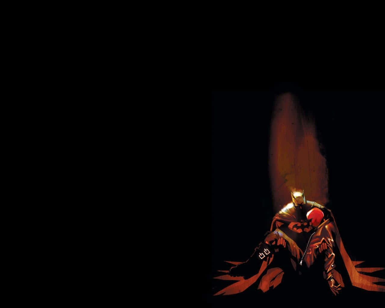 Batman, Red Hood, darkness, HD Desktop Wallpaper