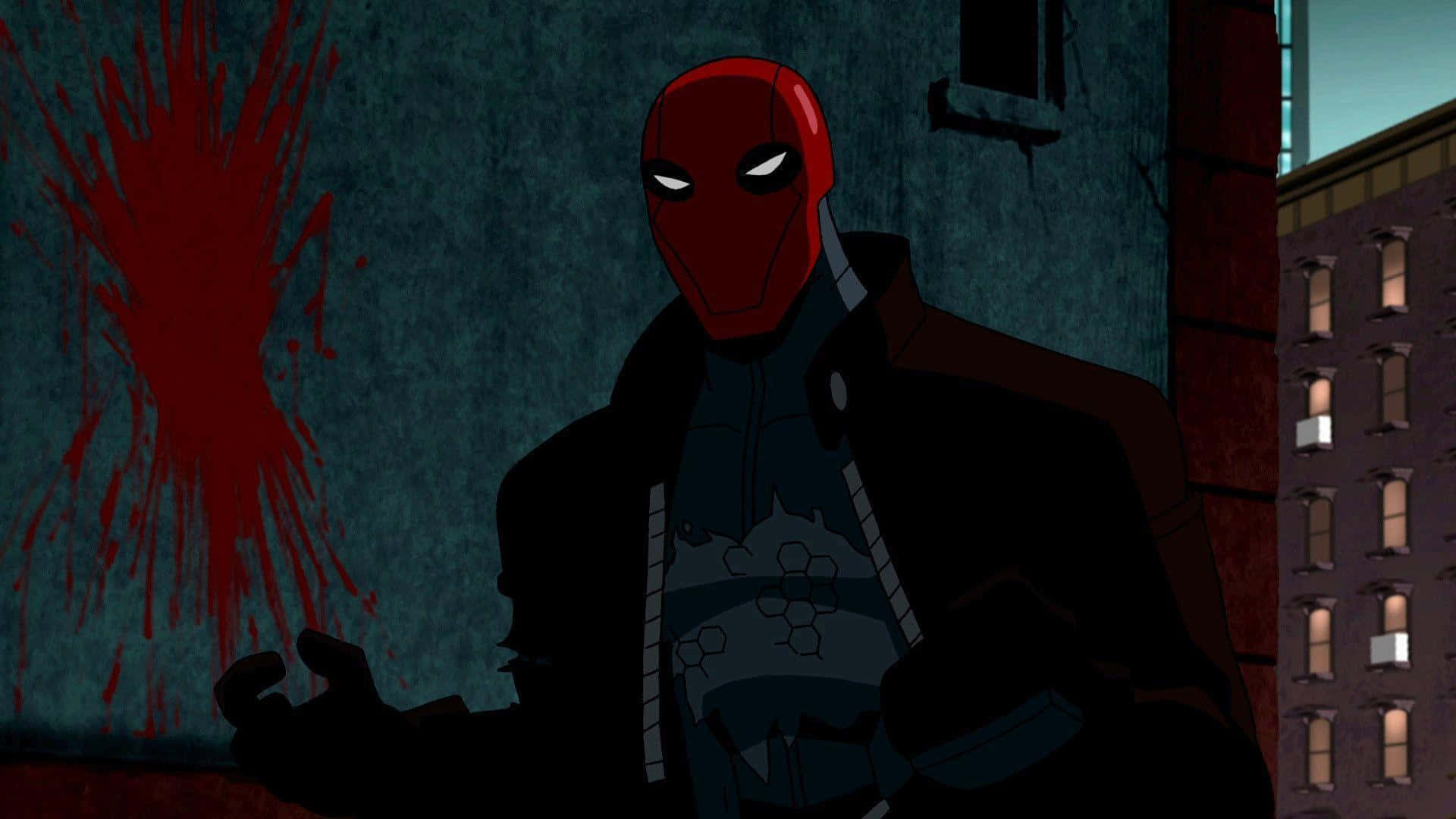 Batman Under The Red Hood, Red Hood, urban alley, Full HD Desktop Wallpaper