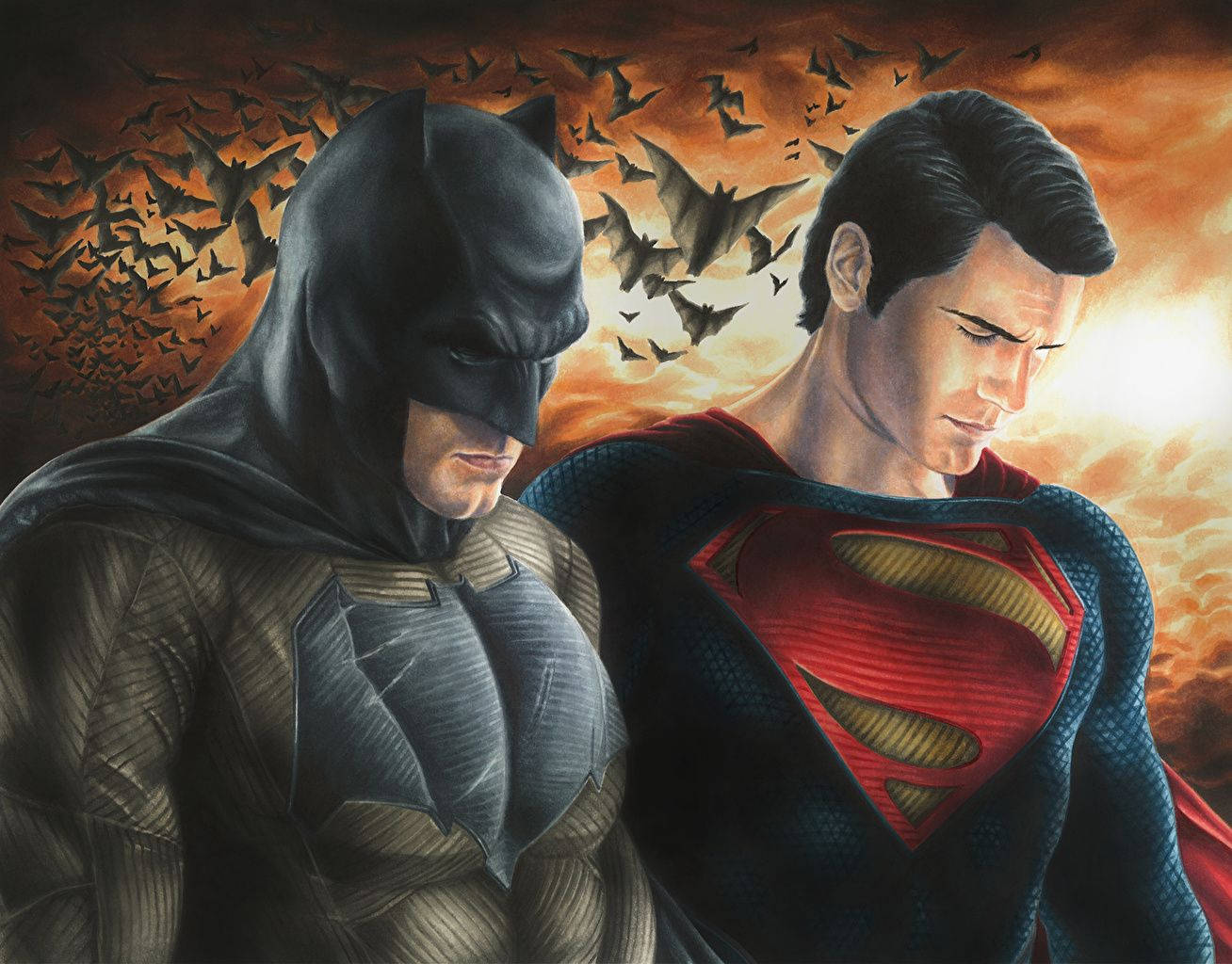 Batman V Superman Dawn Of Justice, Batman, Superman, HD Desktop Wallpaper