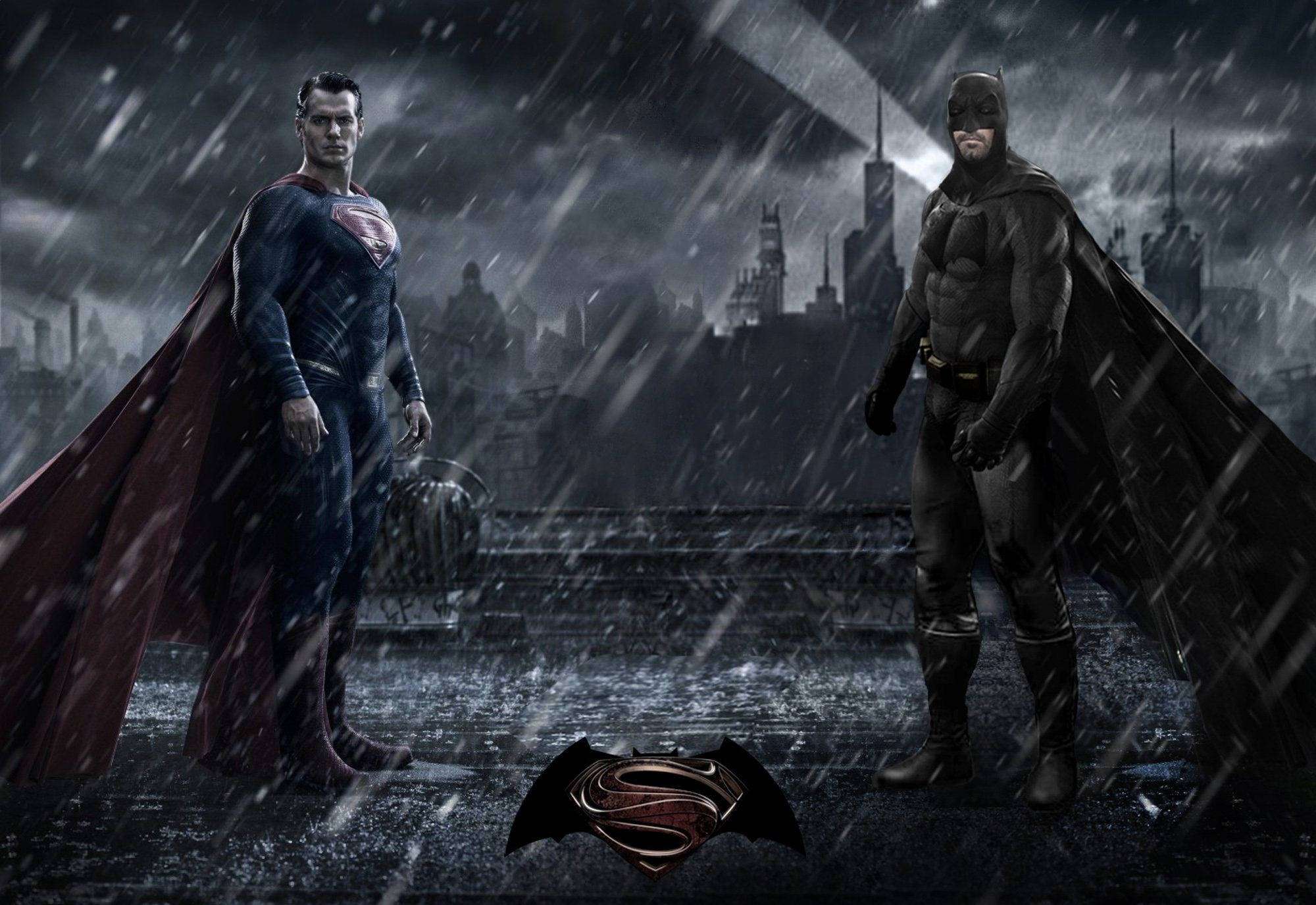 Batman V Superman Dawn Of Justice, Superman, Batman, Full HD Desktop Wallpaper