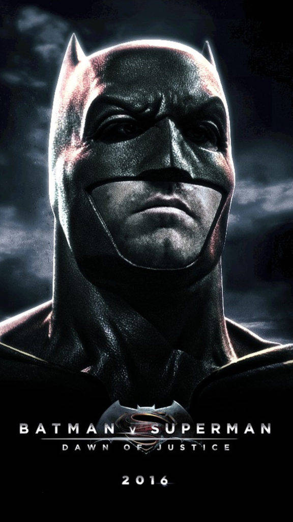 Batman V Superman Dawn Of Justice, Batman, stormy sky, SD Phone Wallpaper