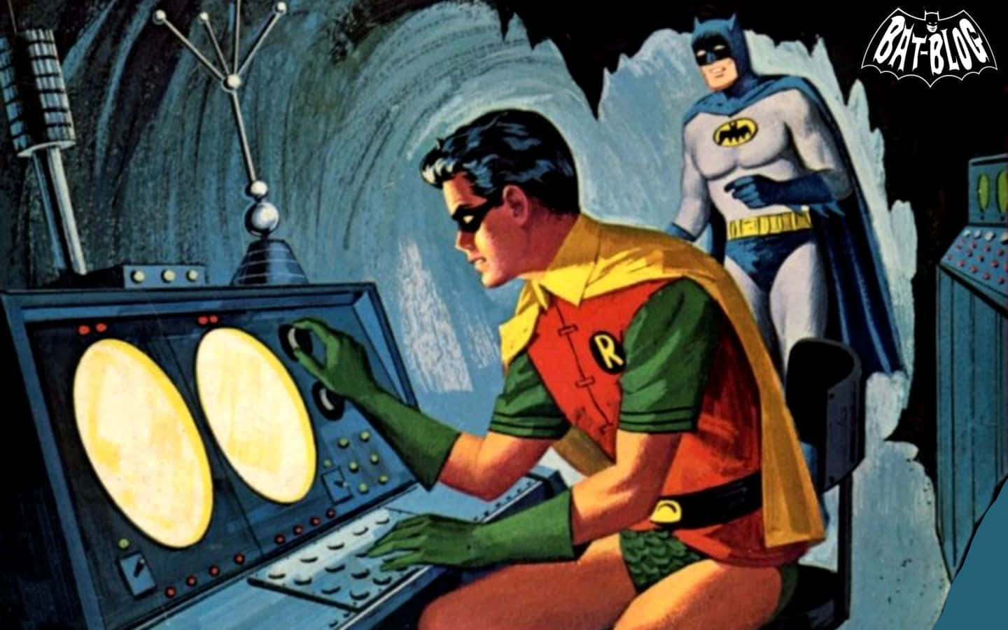 Batman, Robin, glowing control panel, HD Desktop Wallpaper