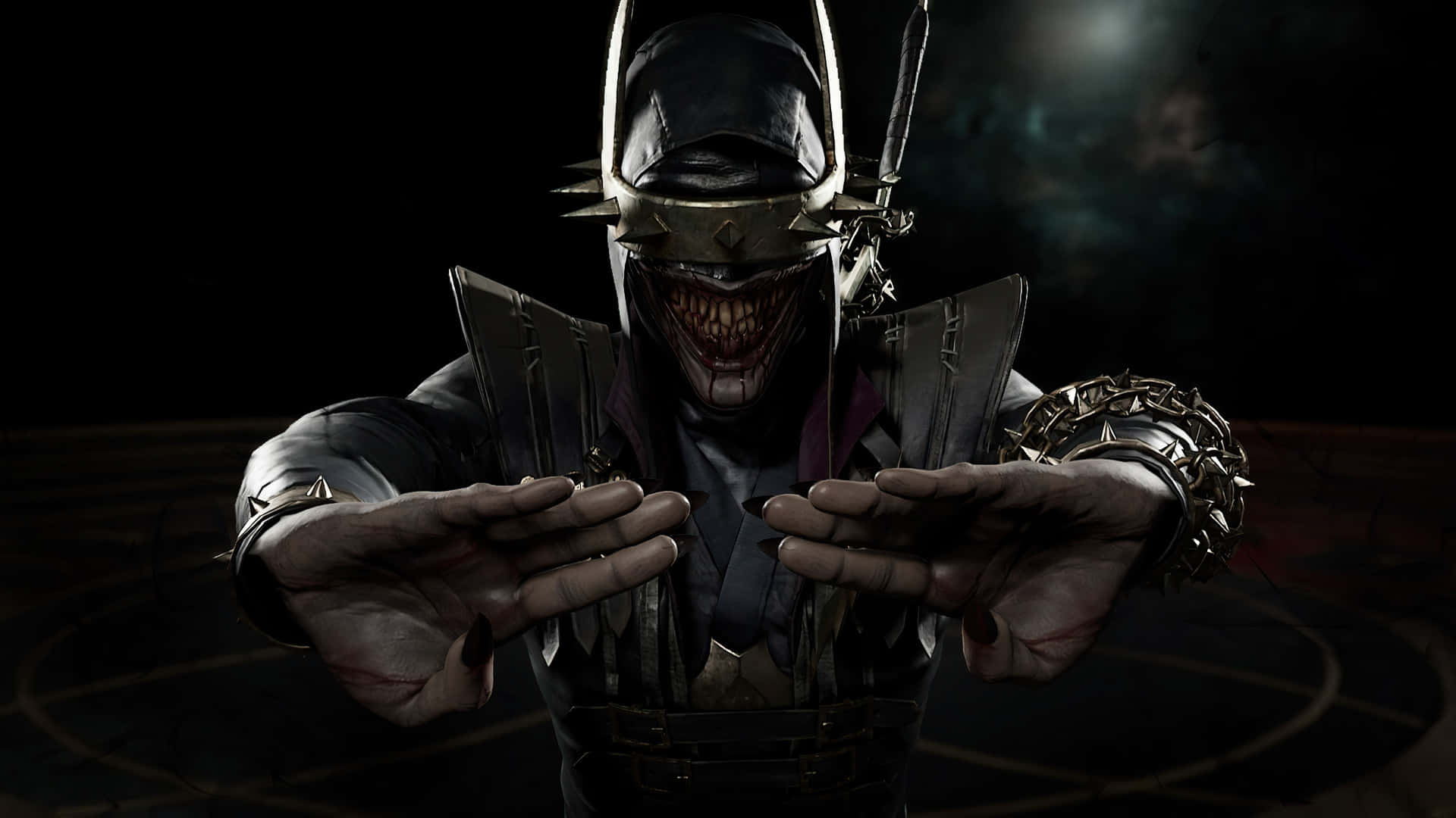 Batman Who Laughs, hooded figure, spiked mask, Full HD Desktop Wallpaper