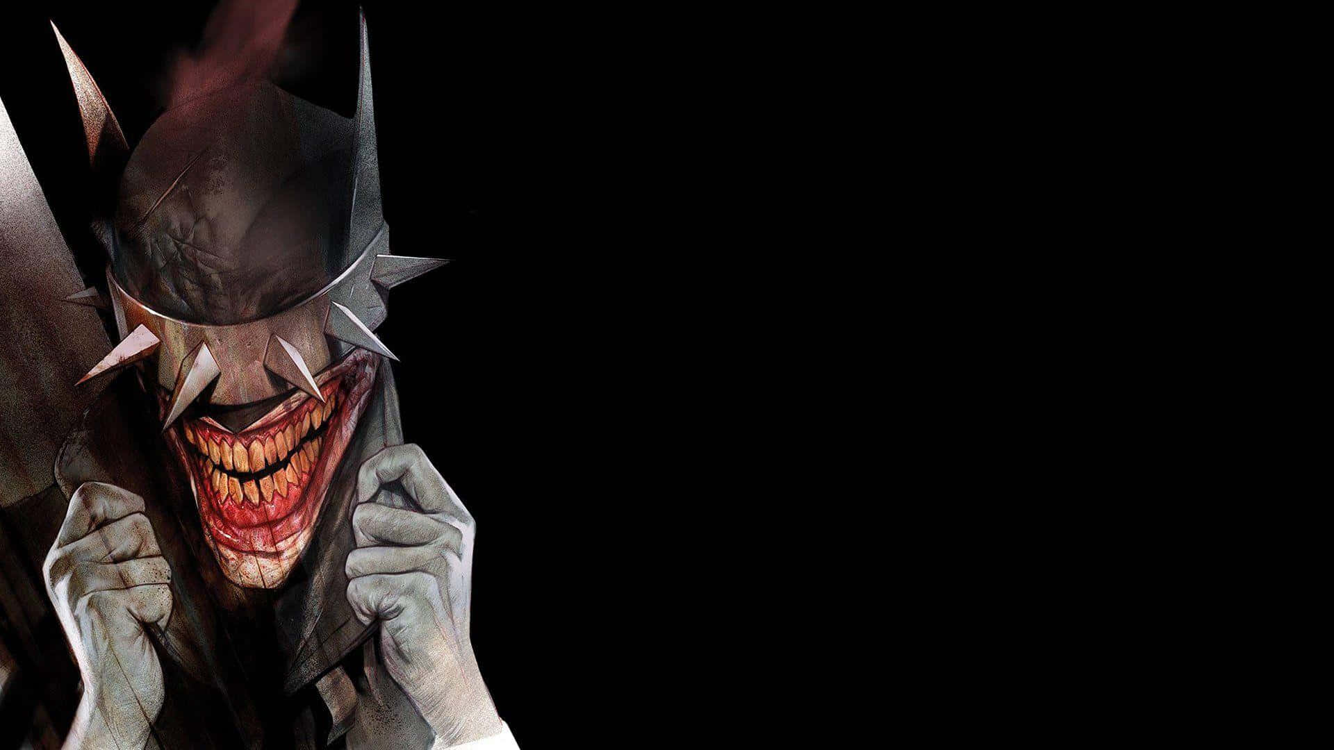 Batman Who Laughs, toothy grin, spiked cowl, Full HD Desktop Wallpaper