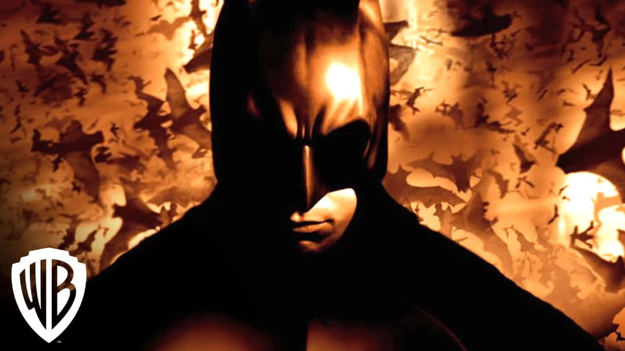 Batman Year One, Batman, fiery orange backdrop, HD Desktop Wallpaper