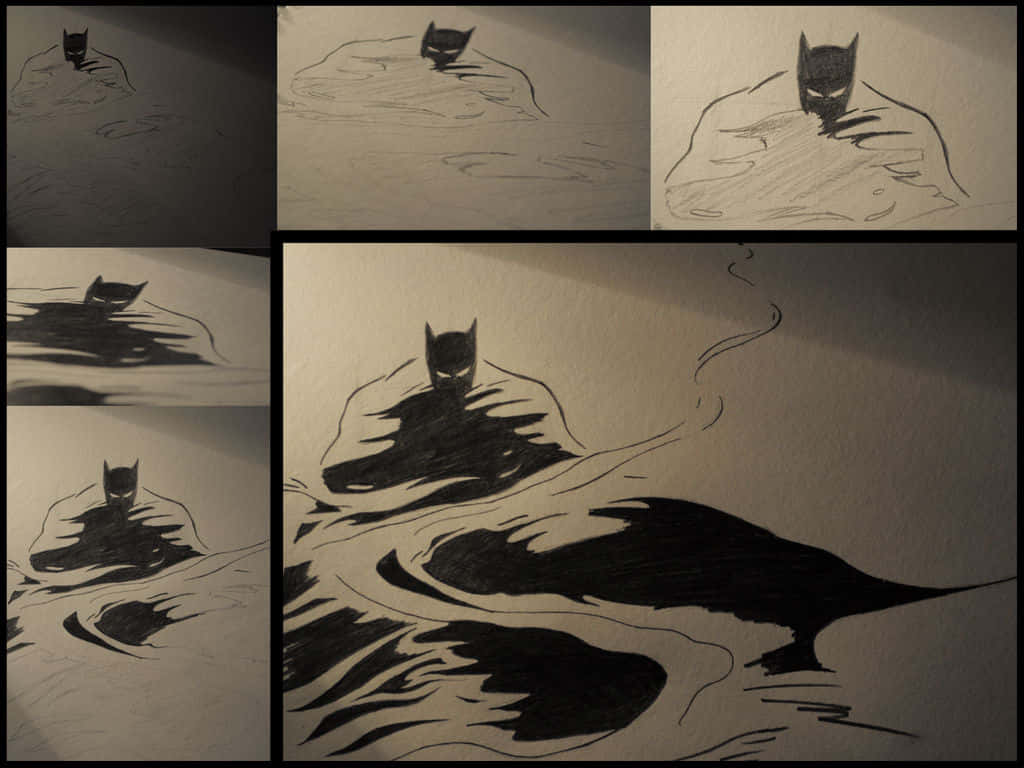 Batman Year One, Batman, dark water, SD Desktop Wallpaper