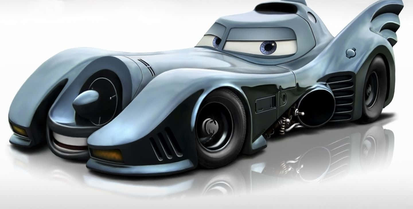 Batmobile, silver, bat-like wings, HD Desktop Wallpaper