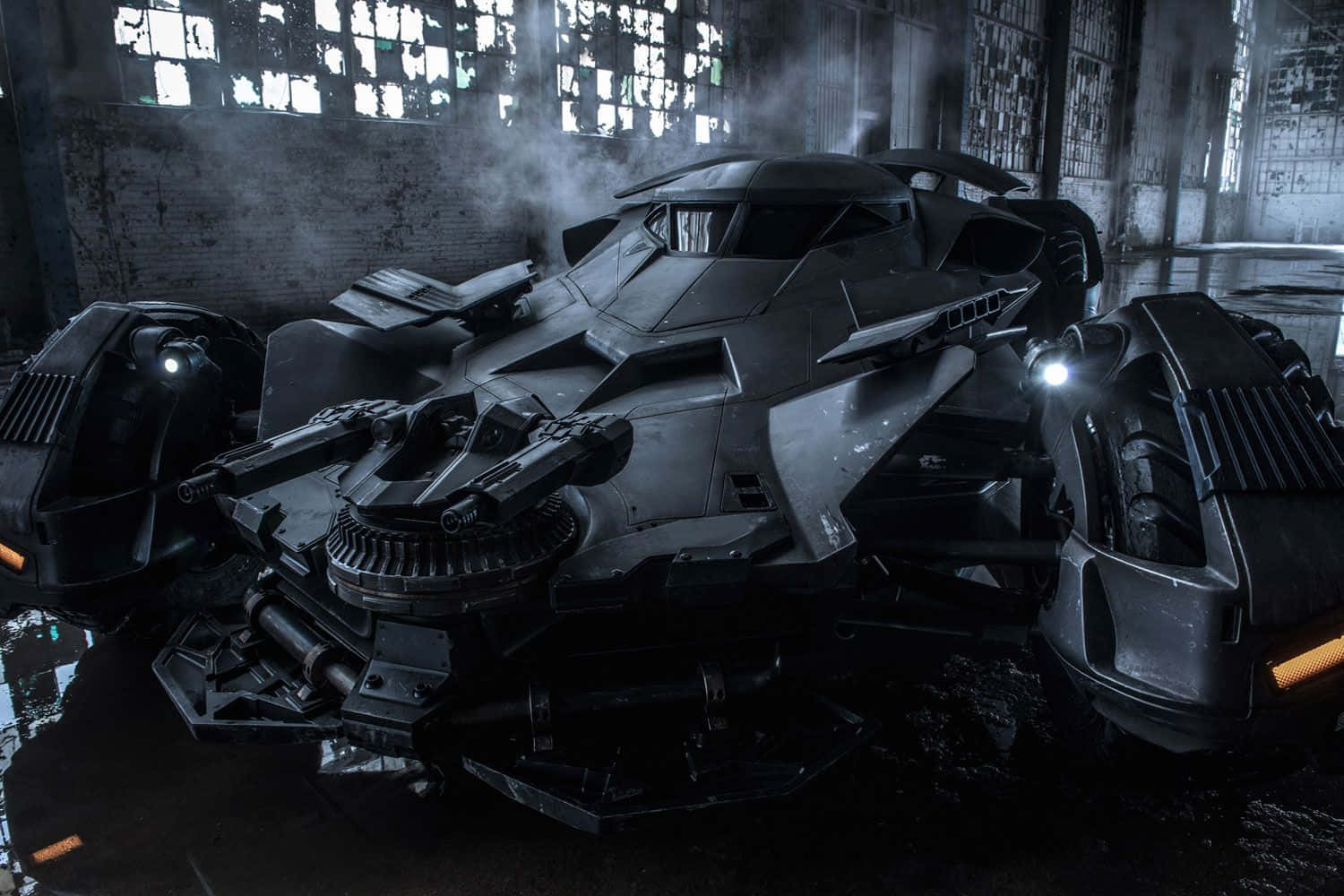 Batmobile, black, armored, HD Desktop Wallpaper