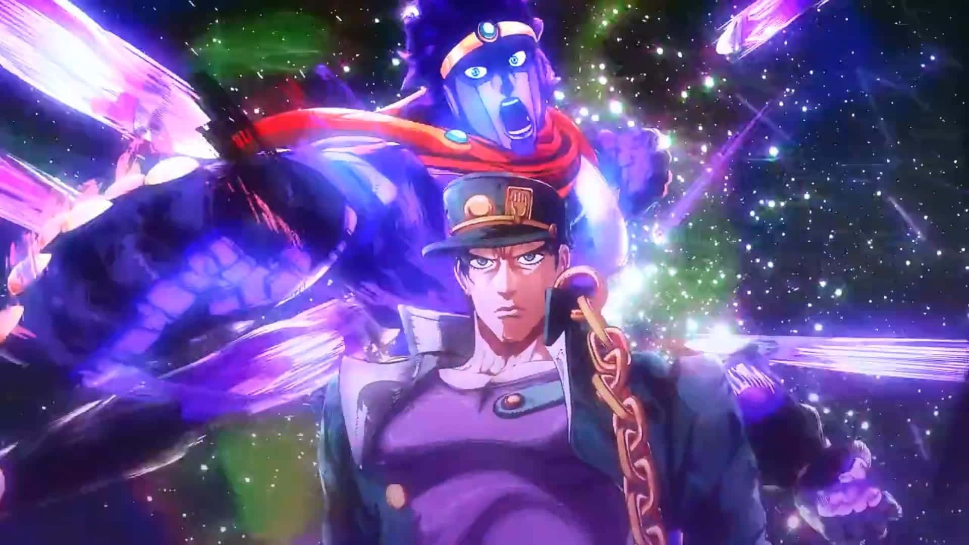 Battle Tendency, anime warrior, military uniform, Full HD Desktop Wallpaper