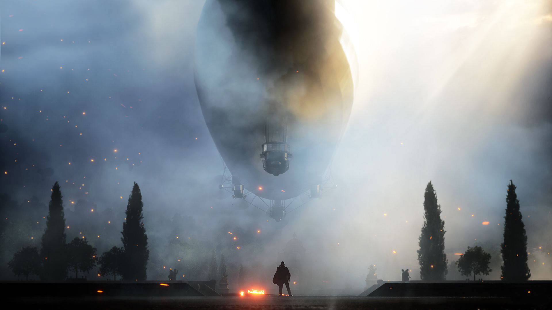 Battlefield 1, Behemoth vehicle, airship, Full HD Desktop Wallpaper