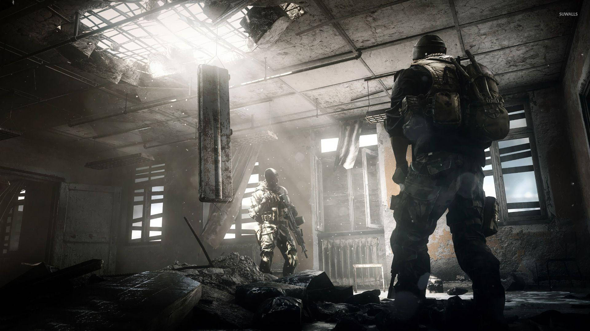 Battlefield 4, City, tactical gear, Full HD Desktop Wallpaper