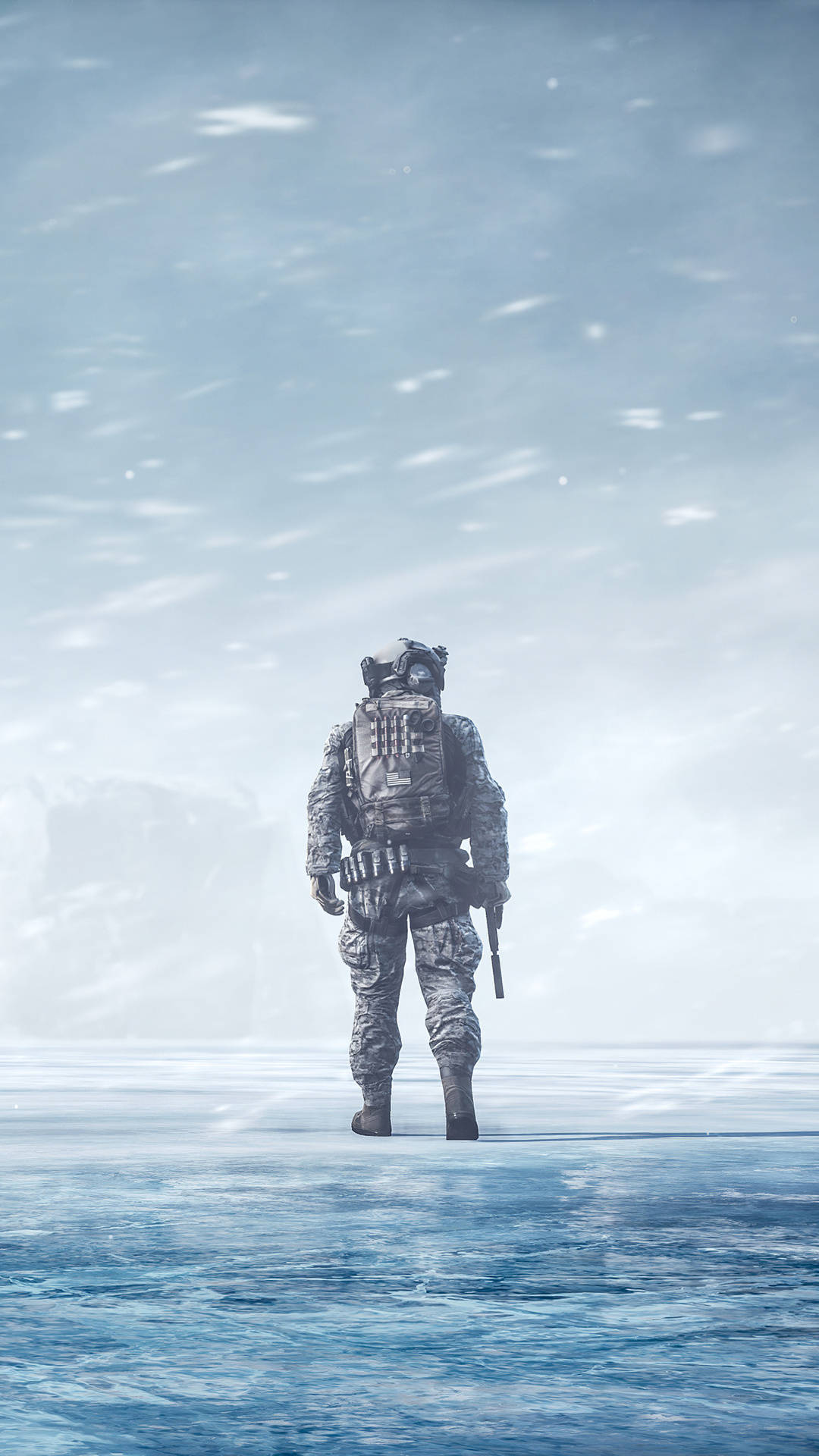 Battlefield 4, soldier, frozen expanse, Full HD Phone Wallpaper