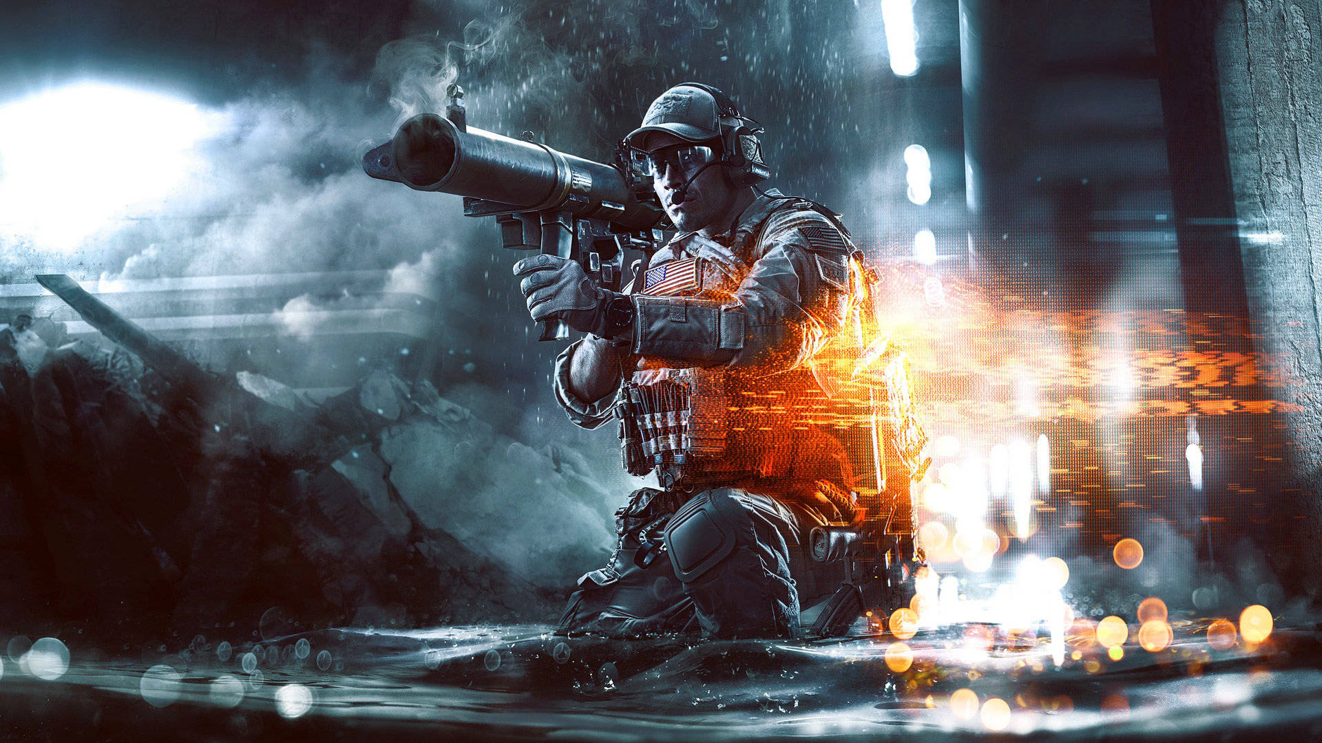 Battlefield 4, war gun, rocket launcher, Full HD Desktop Wallpaper