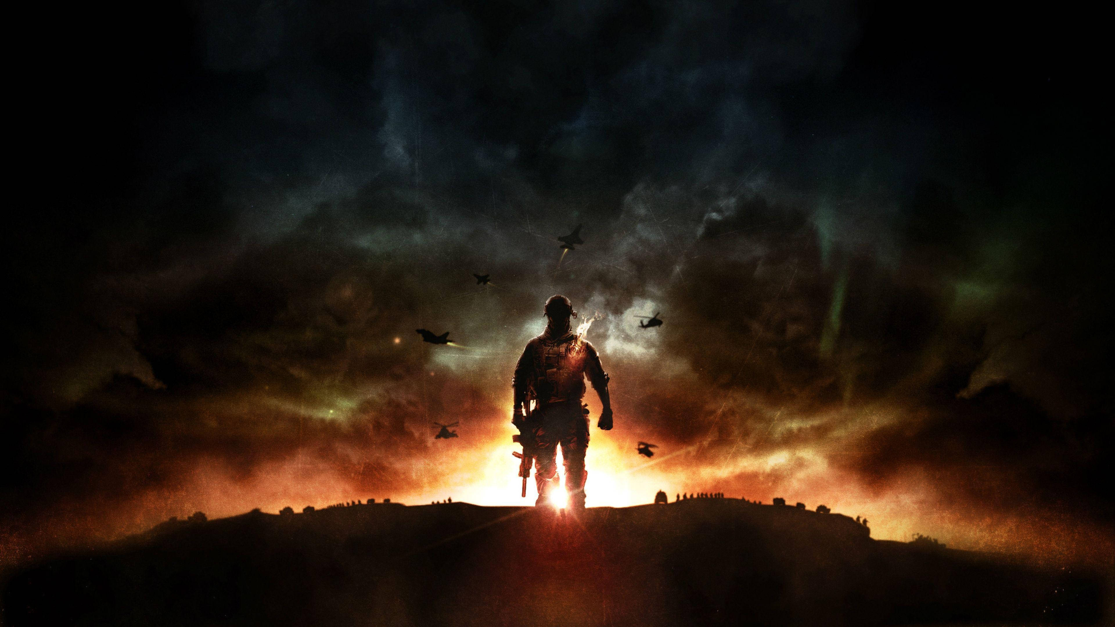 Battlefield 4, City, Sunset, 4K Desktop Wallpaper