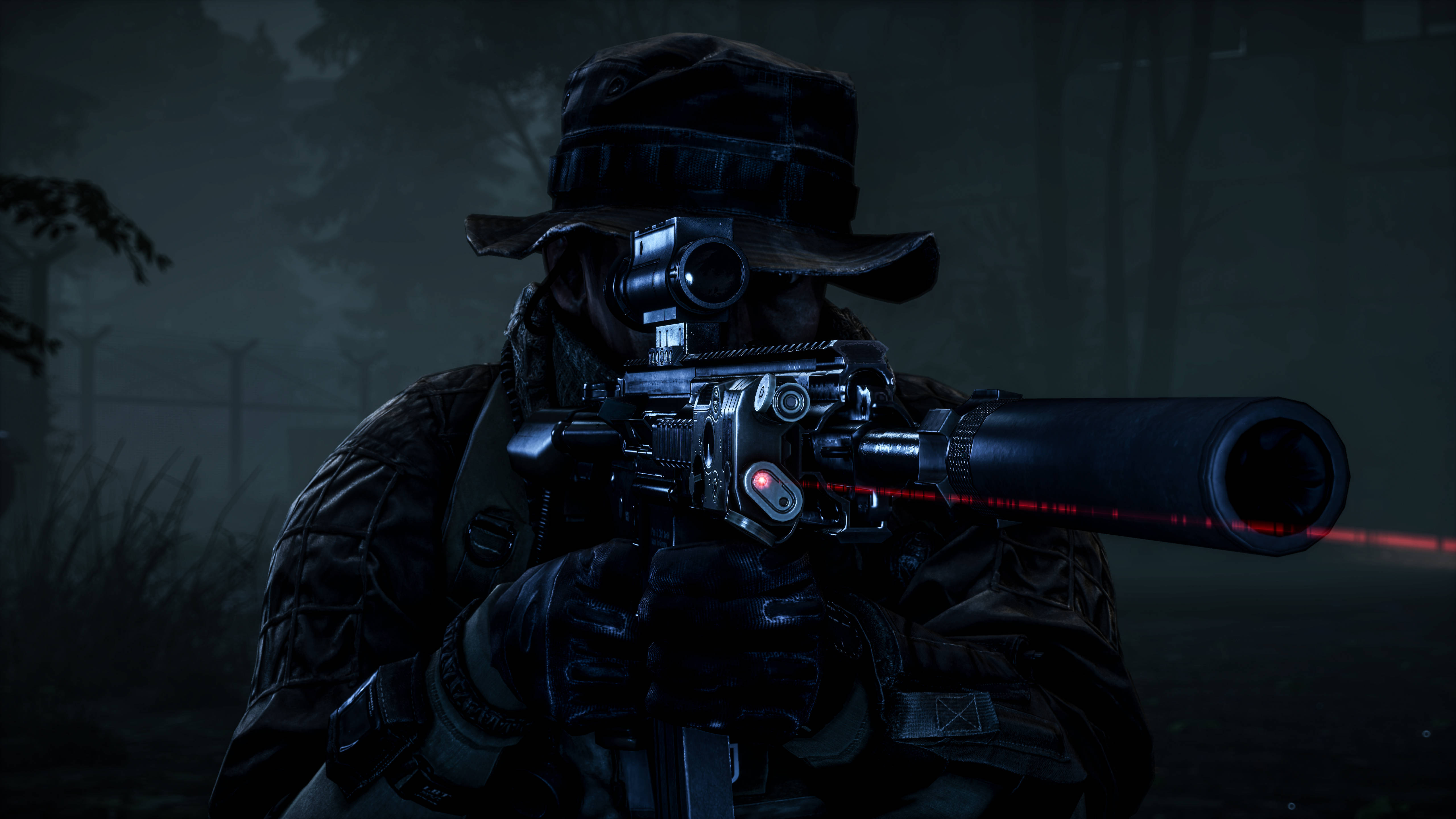 Battlefield 4, sniper soldier, dark gear, 5K Desktop Wallpaper