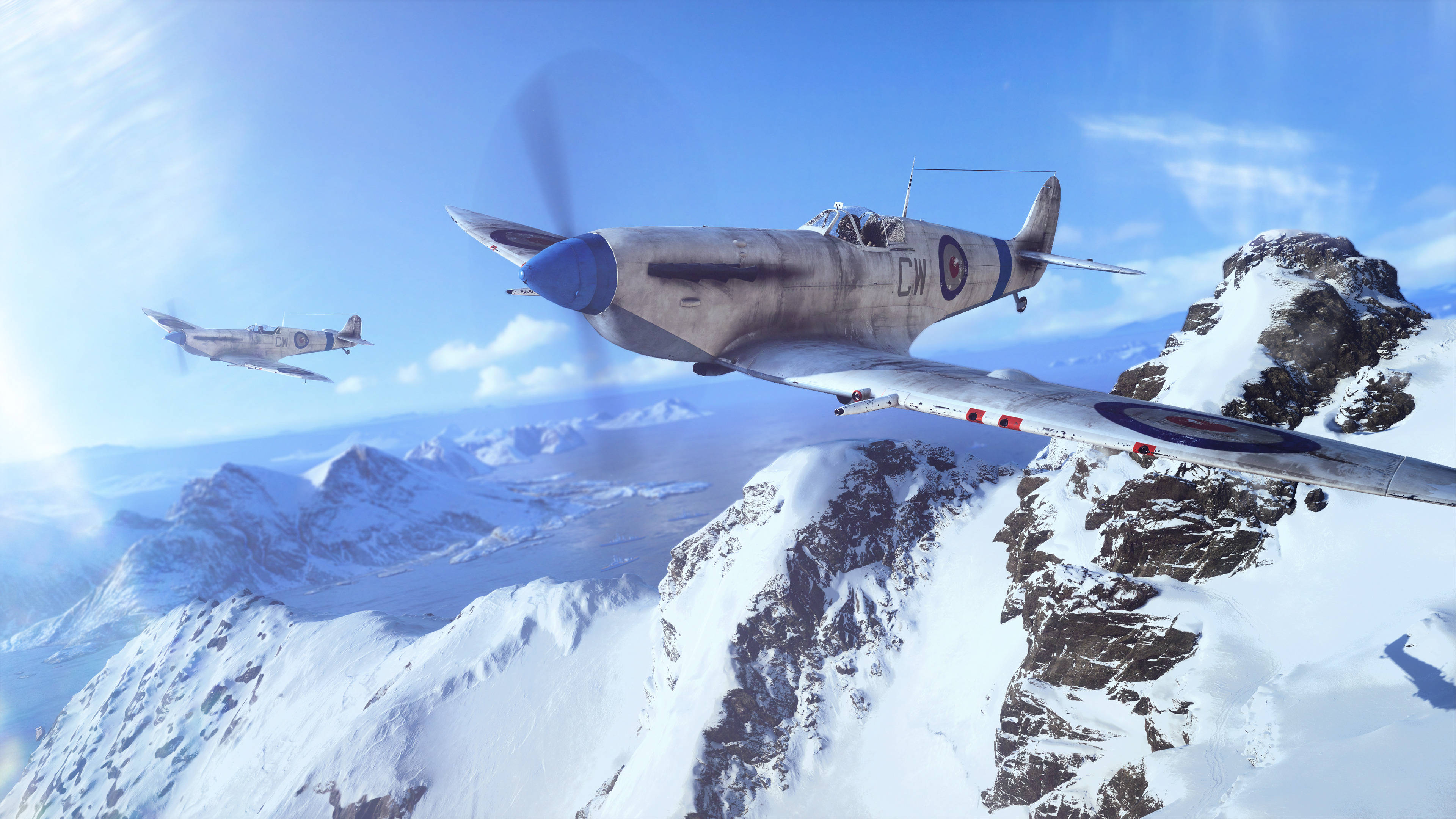 Battlefield 5, 4K, vintage fighter planes, 4K Desktop Wallpaper