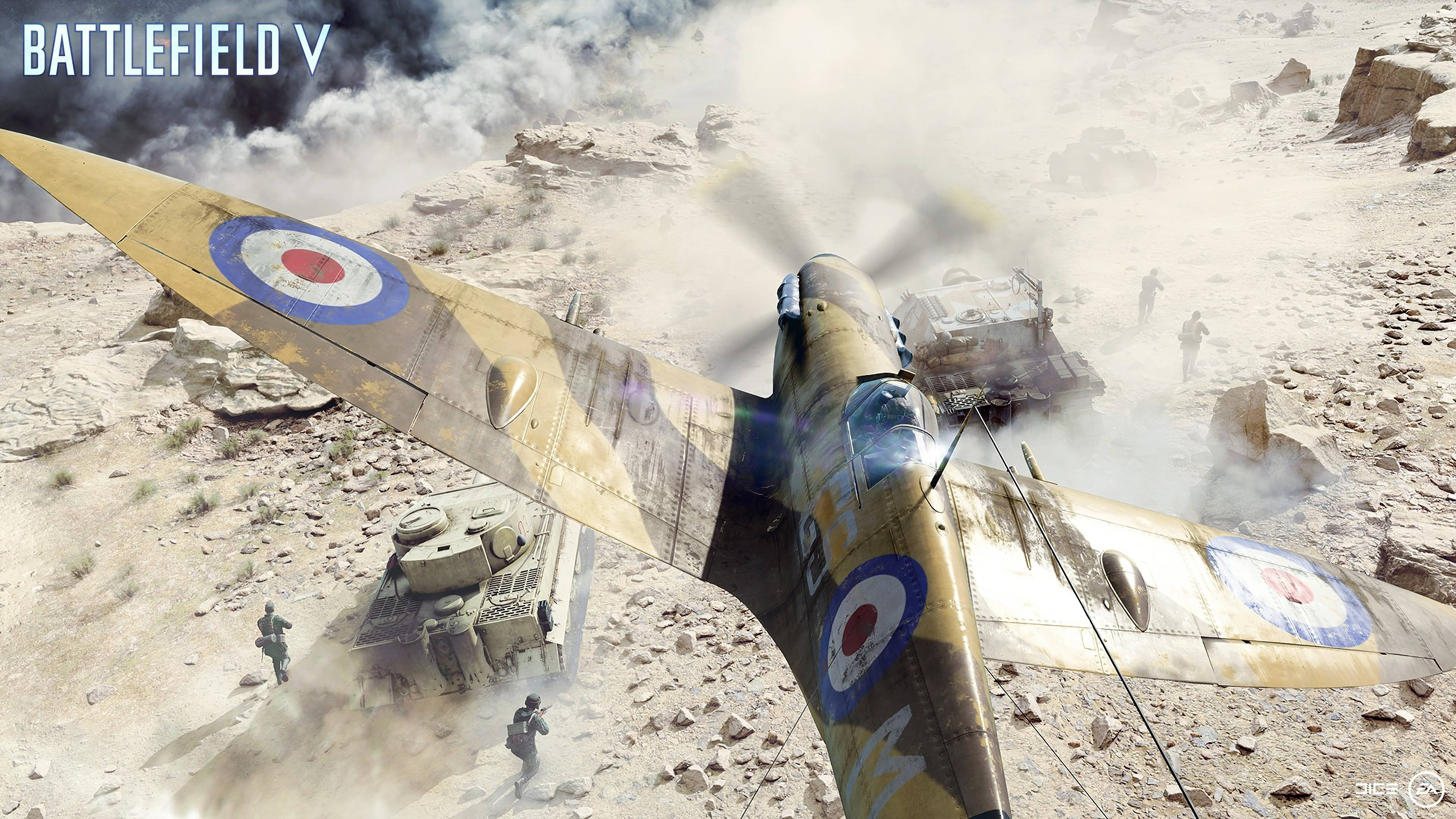 Battlefield 5, 4K, desert, 4K Desktop Wallpaper