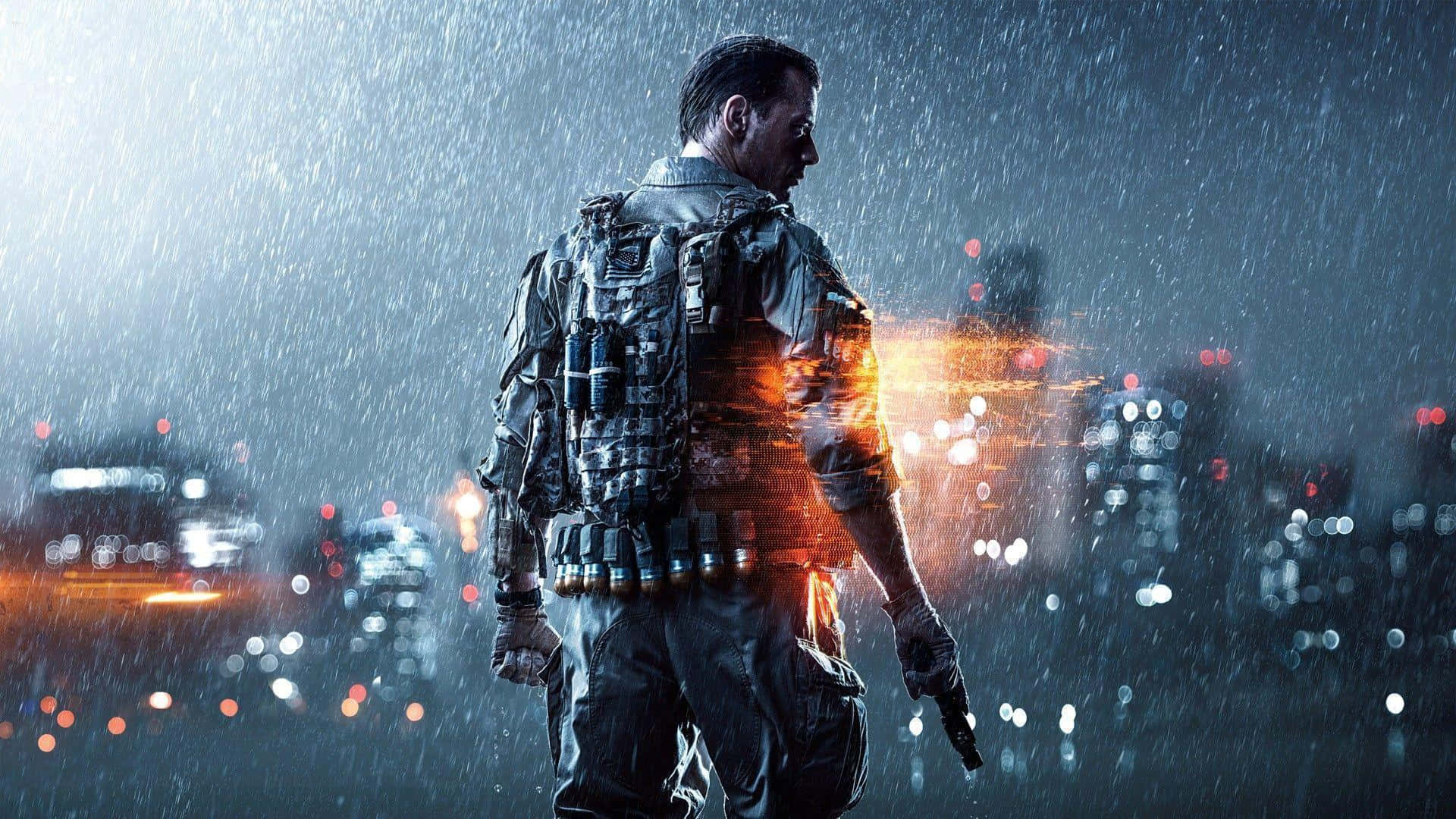 Battlefield Desktop, soldier, tactical gear, Full HD Desktop Wallpaper