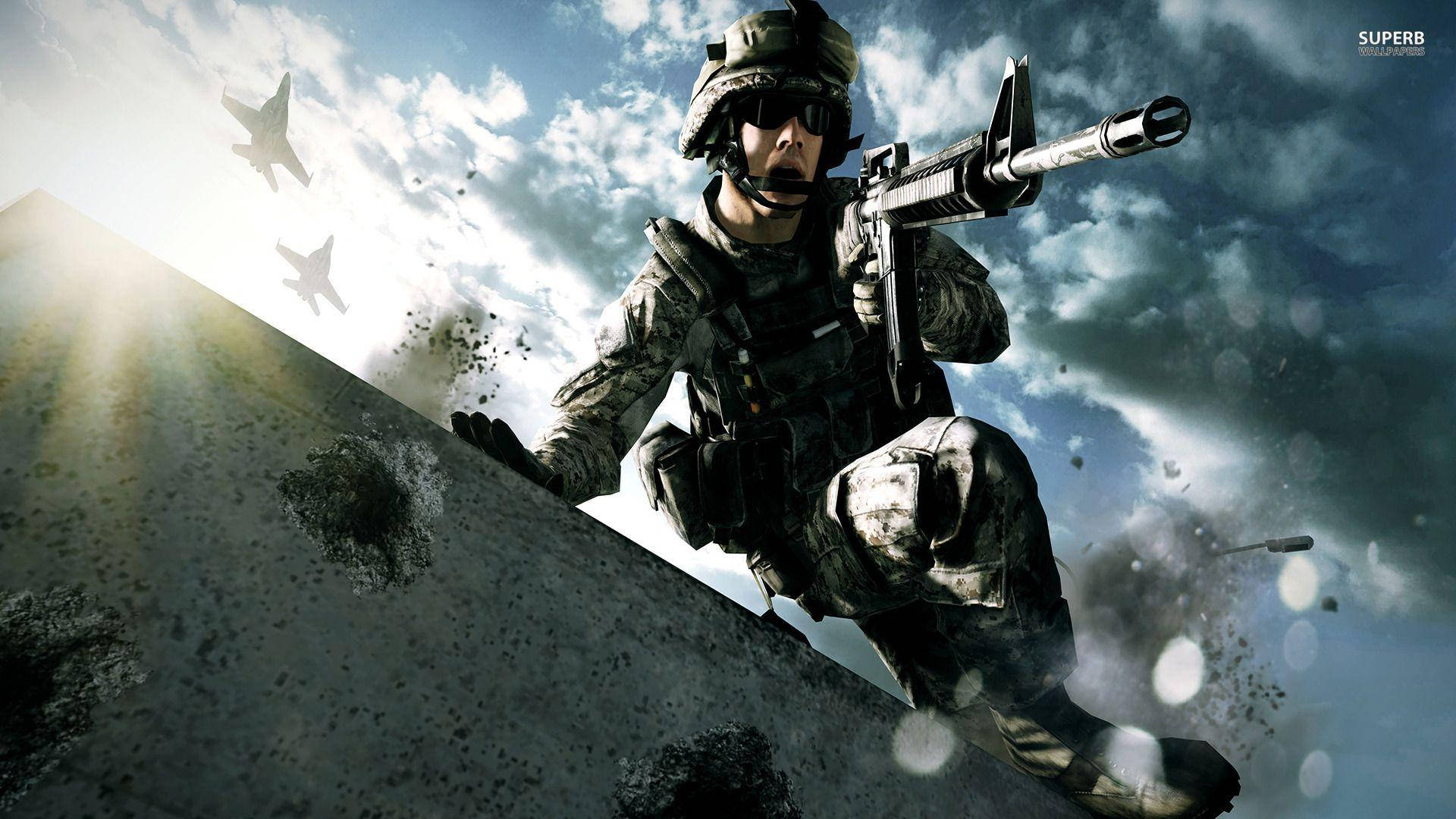 Battlefield 4, city, soldier, Full HD Desktop Wallpaper