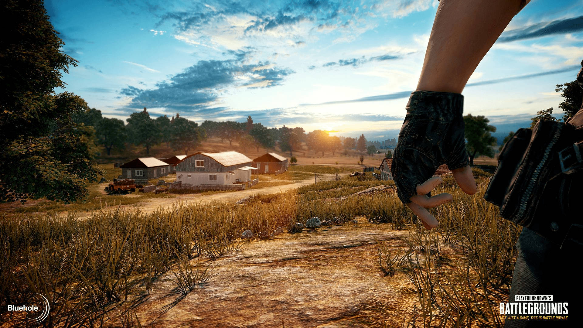 ultra hd, pubg battleground, rural village, Full HD Desktop Wallpaper