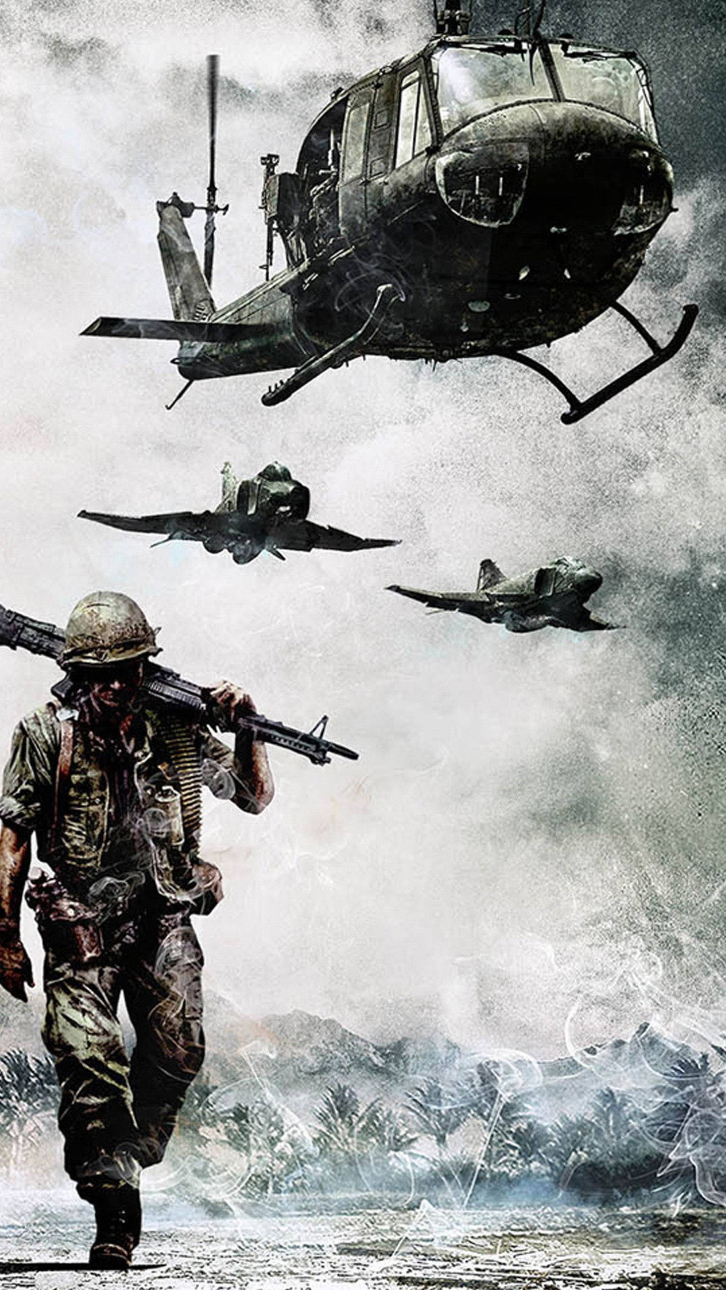 Battlefield V, iPhone, helicopter, 2K Phone Wallpaper