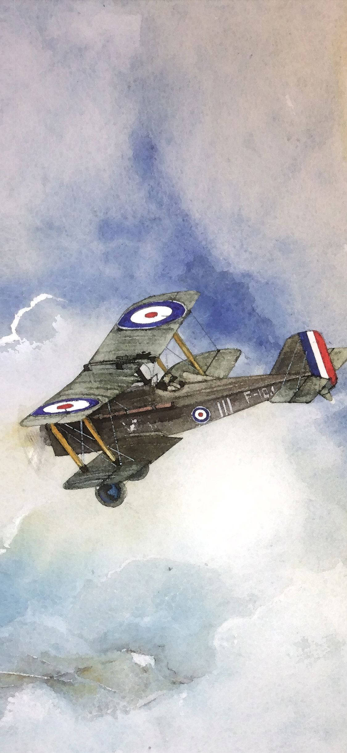 Battlefield V, iPhone, vintage British biplane, Full HD Phone Wallpaper