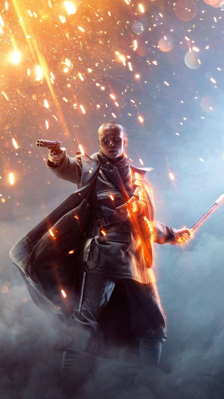 Battlefield V, iPhone, warrior, HD Phone Wallpaper