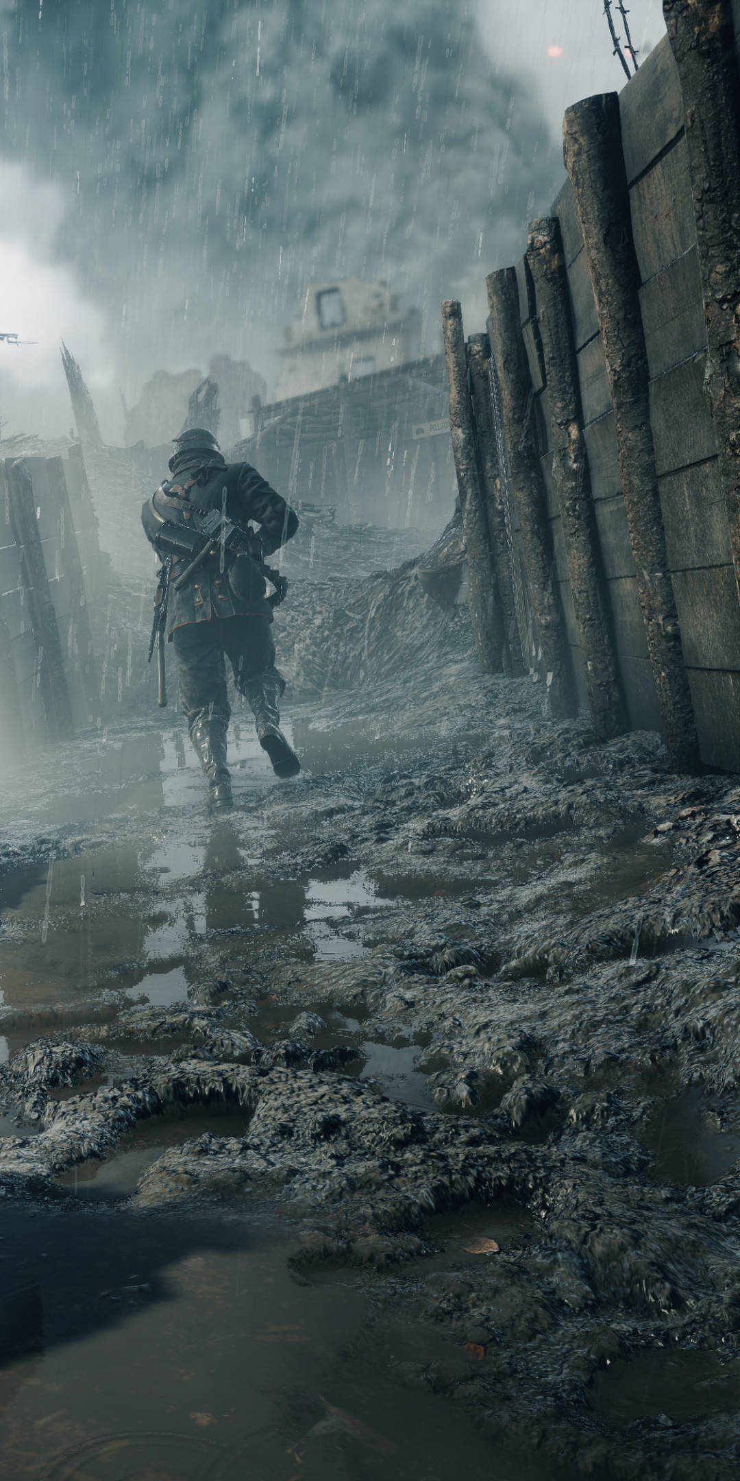 Battlefield 1, trench campaign, muddy trench gear, Full HD Phone Wallpaper