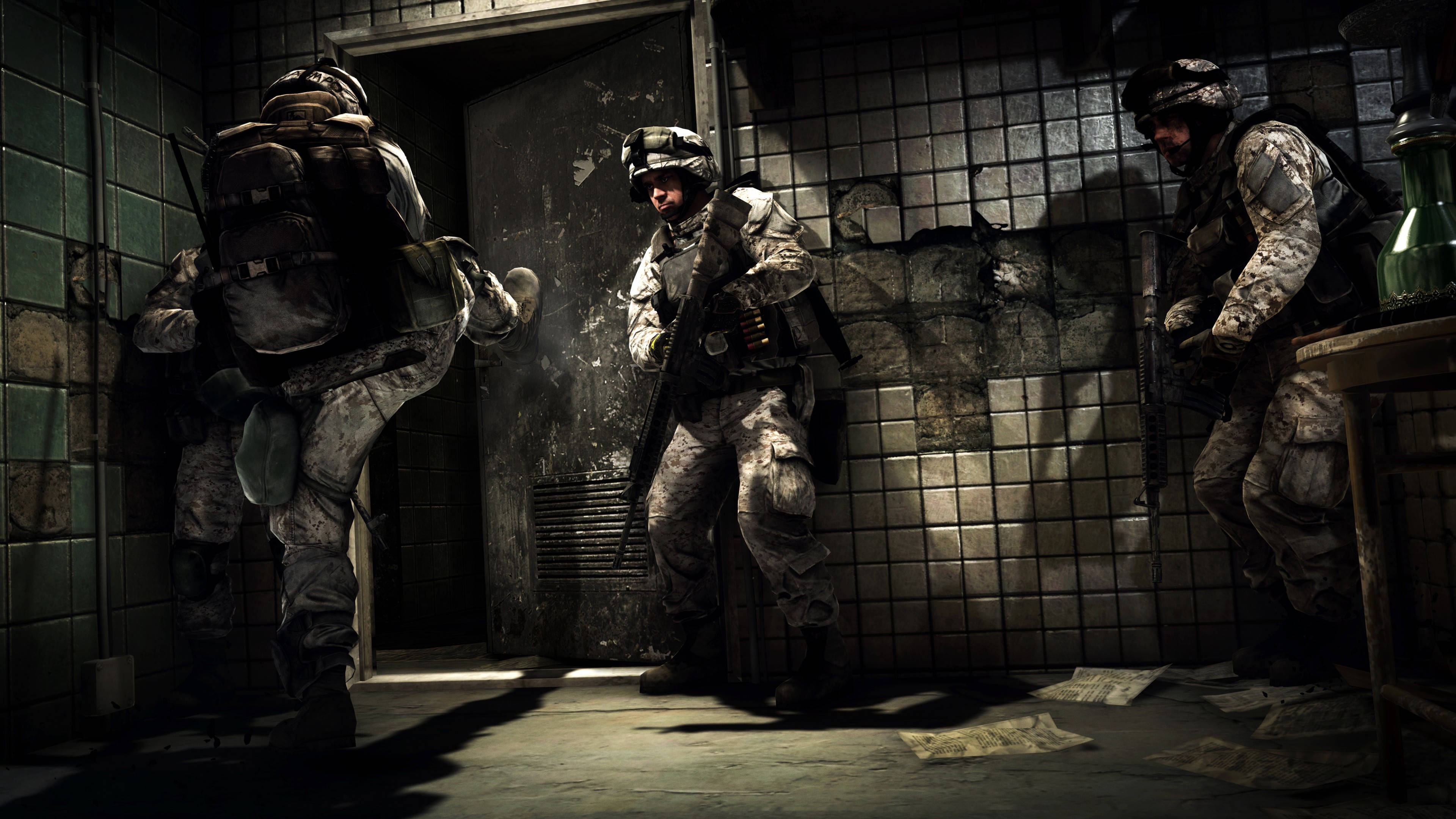 Battlefield 3, soldiers, tactical gear, 4K Desktop Wallpaper