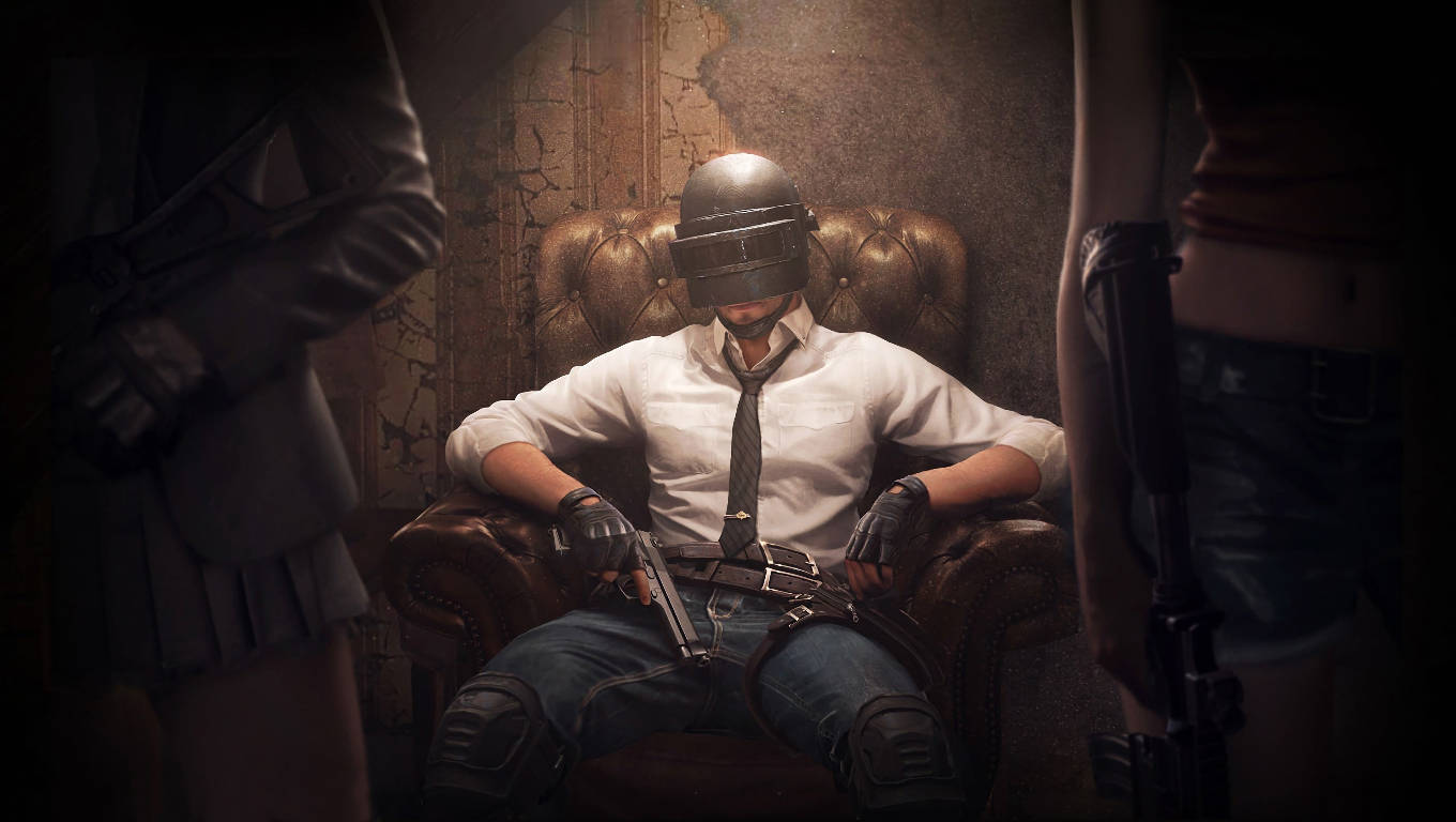 Battleground, player, leather chair, HD Desktop Wallpaper