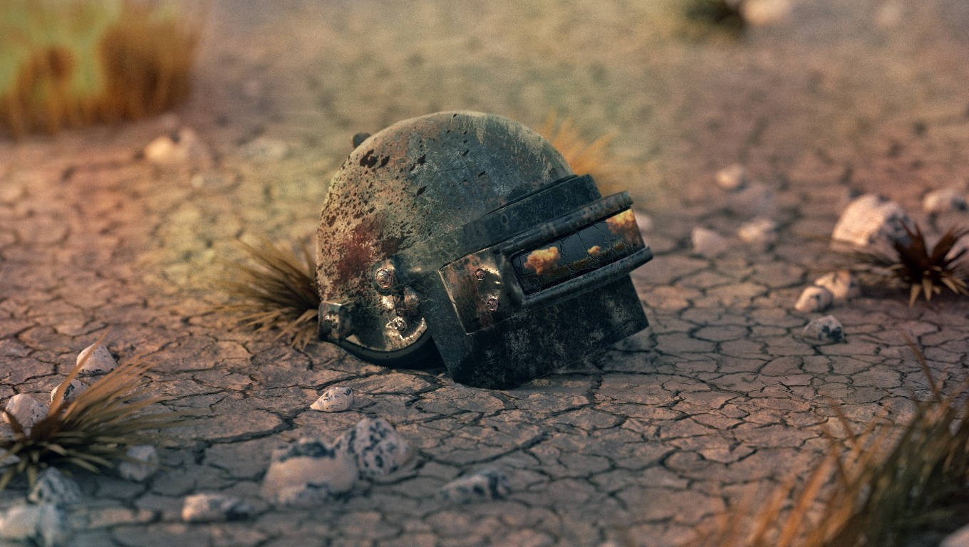 Battleground Helmet, desert earth, cracked desert earth, HD Desktop Wallpaper