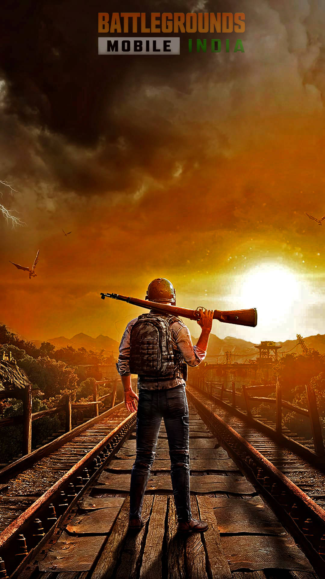Battleground India, helmet guy, sniper rifle, Full HD Phone Wallpaper