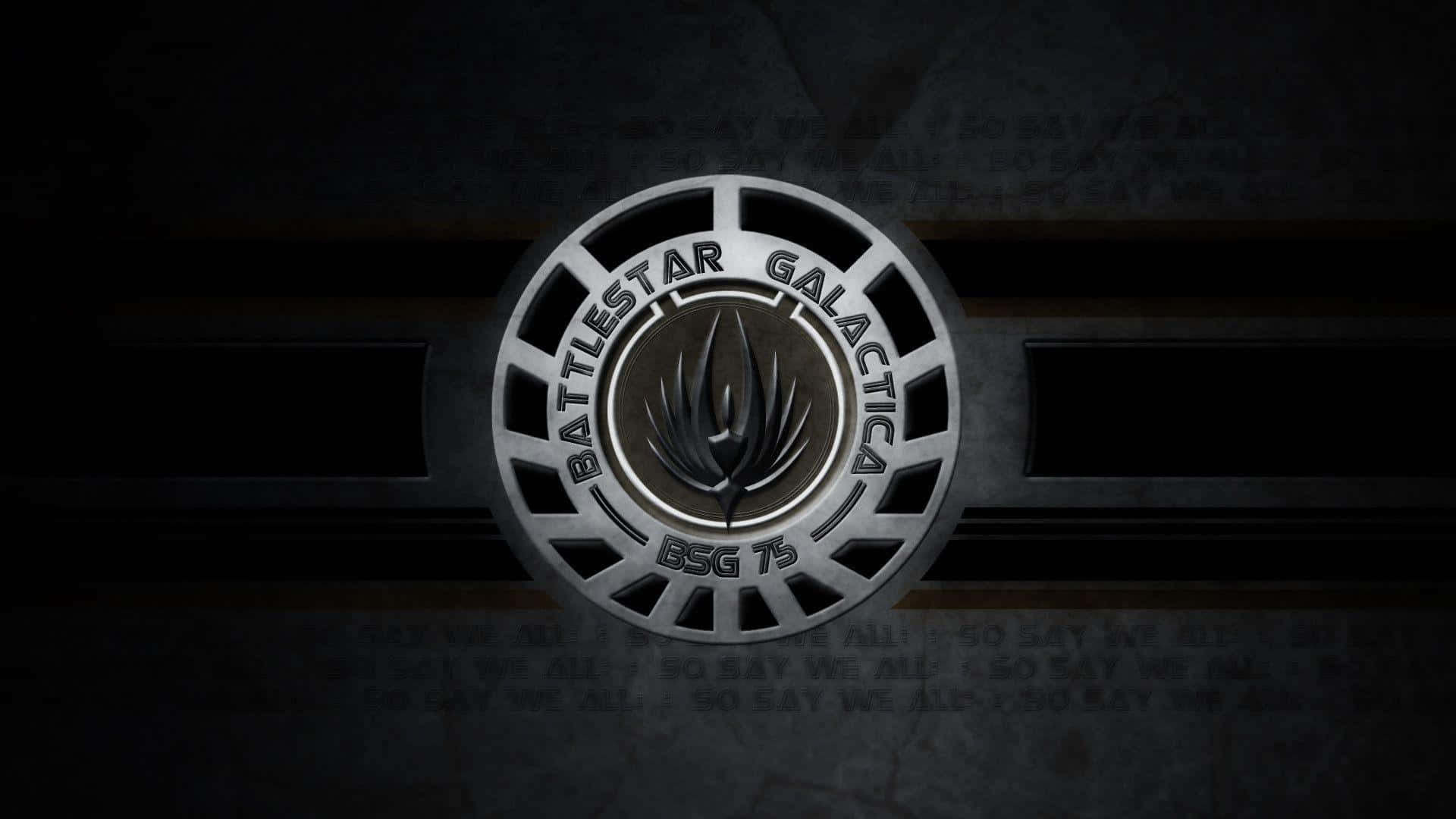 Battlestar Galactica, metallic, glows faintly, Full HD Desktop Wallpaper