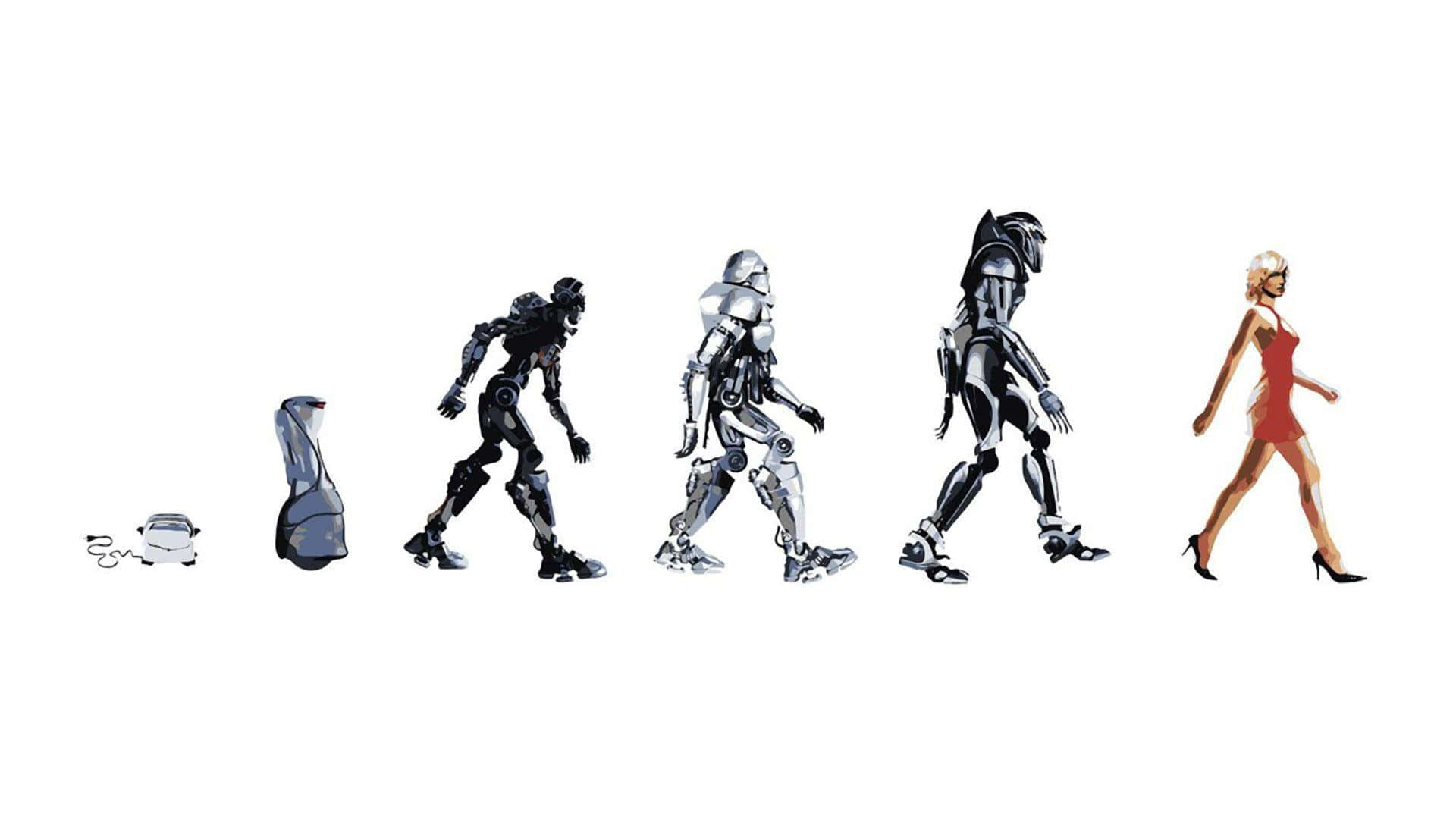Battlestar Galactica, space opera, robot, Full HD Desktop Wallpaper