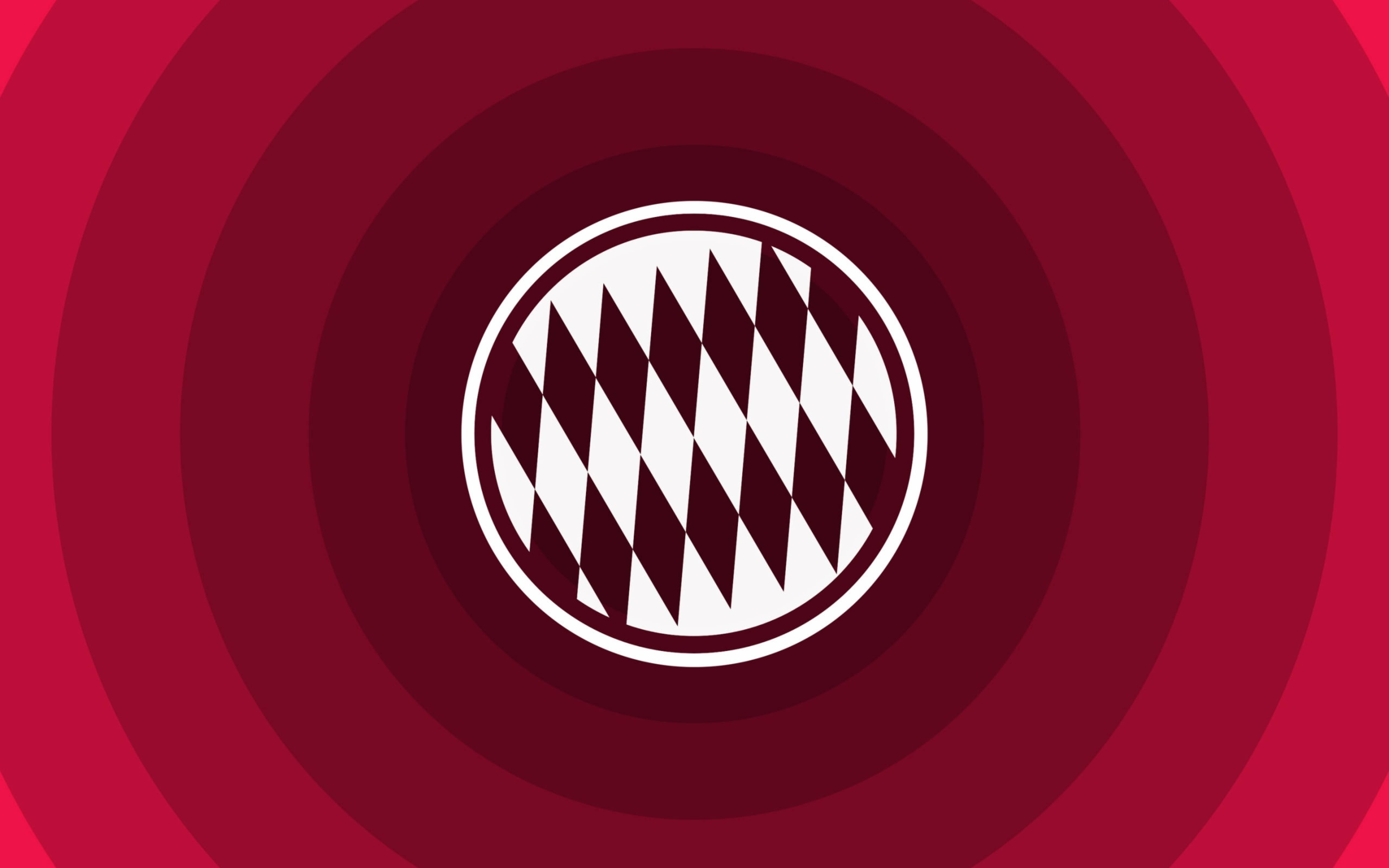 Bayern Munich, red, minimalist logo, 5K Desktop Wallpaper