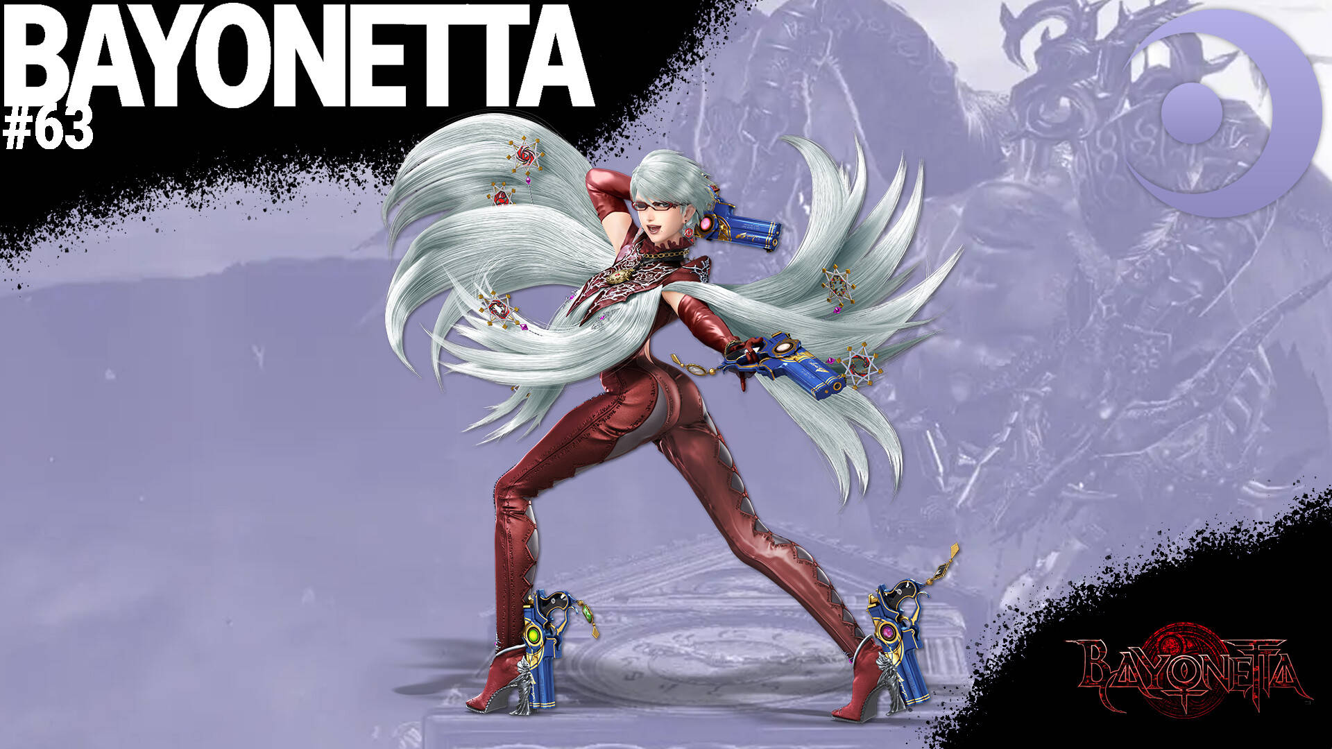 Bayonetta, gray hair, silver hair, Full HD Desktop Wallpaper