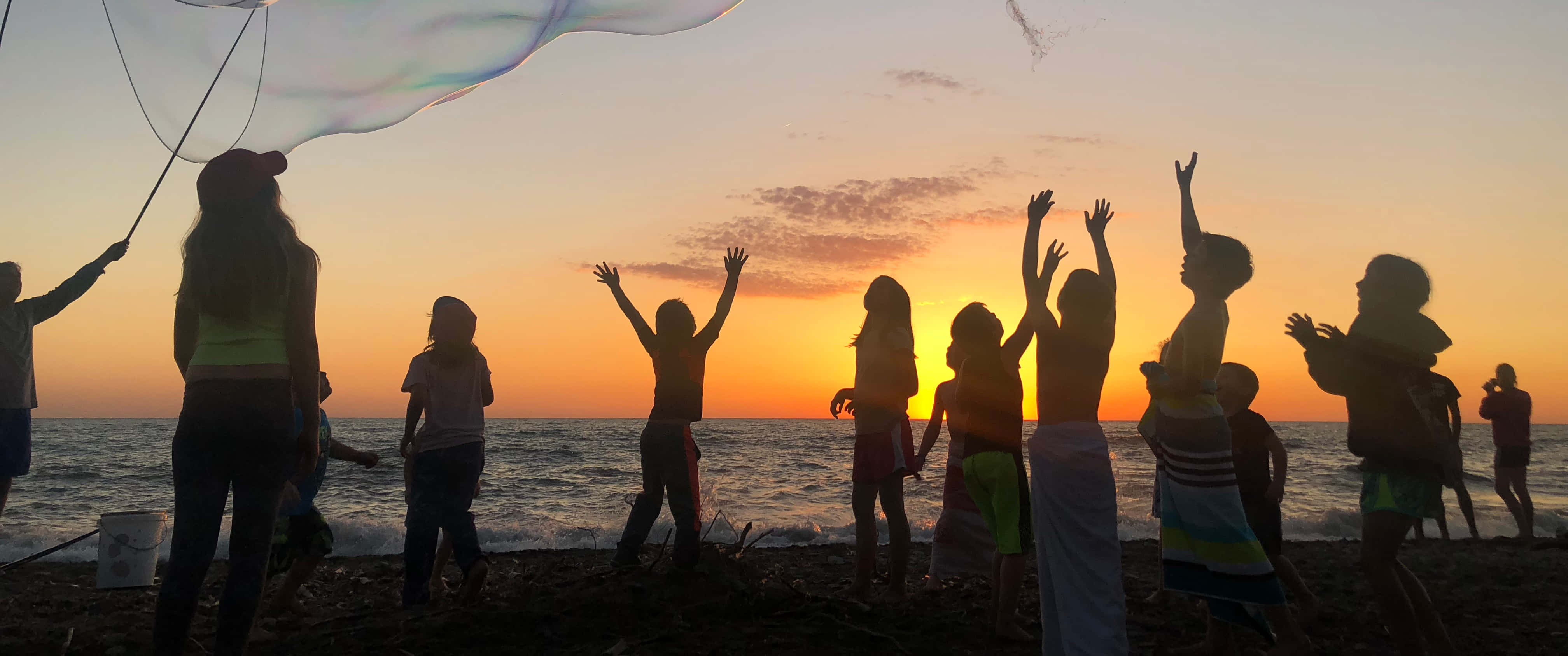 Beach Party, sunset, beach, 4K Desktop Wallpaper