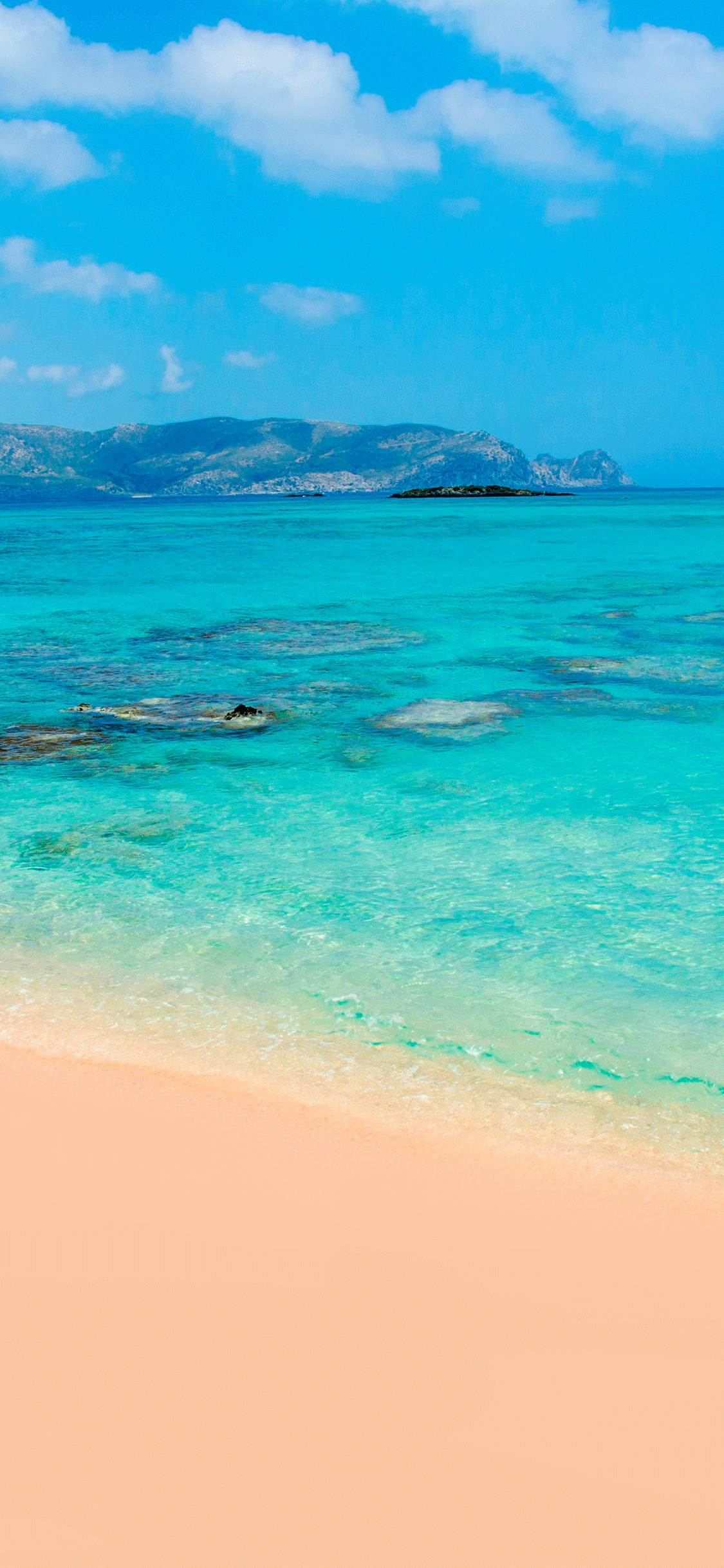 iPhone X, Beach Green, turquoise waters, Full HD Phone Wallpaper