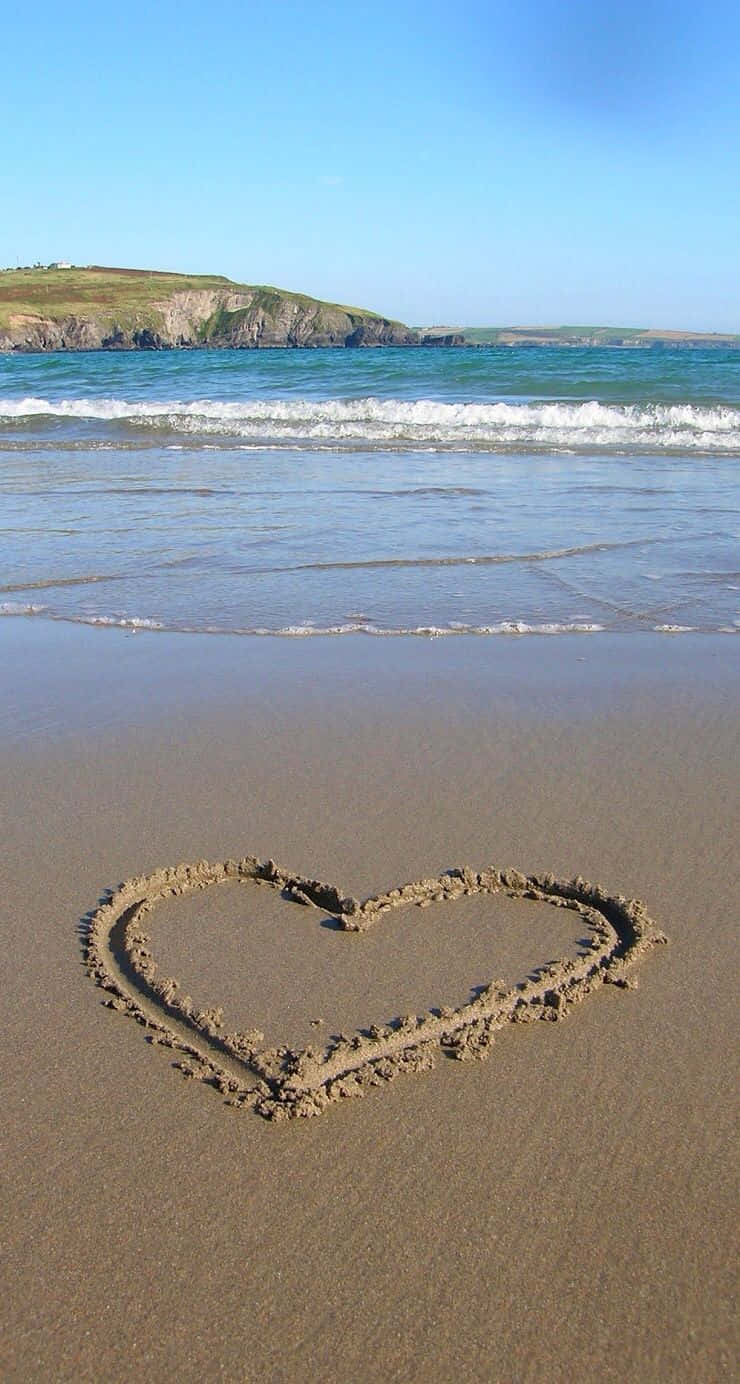 beach love, 740 x 1384, Romantic Beach Sunset, HD Phone Wallpaper