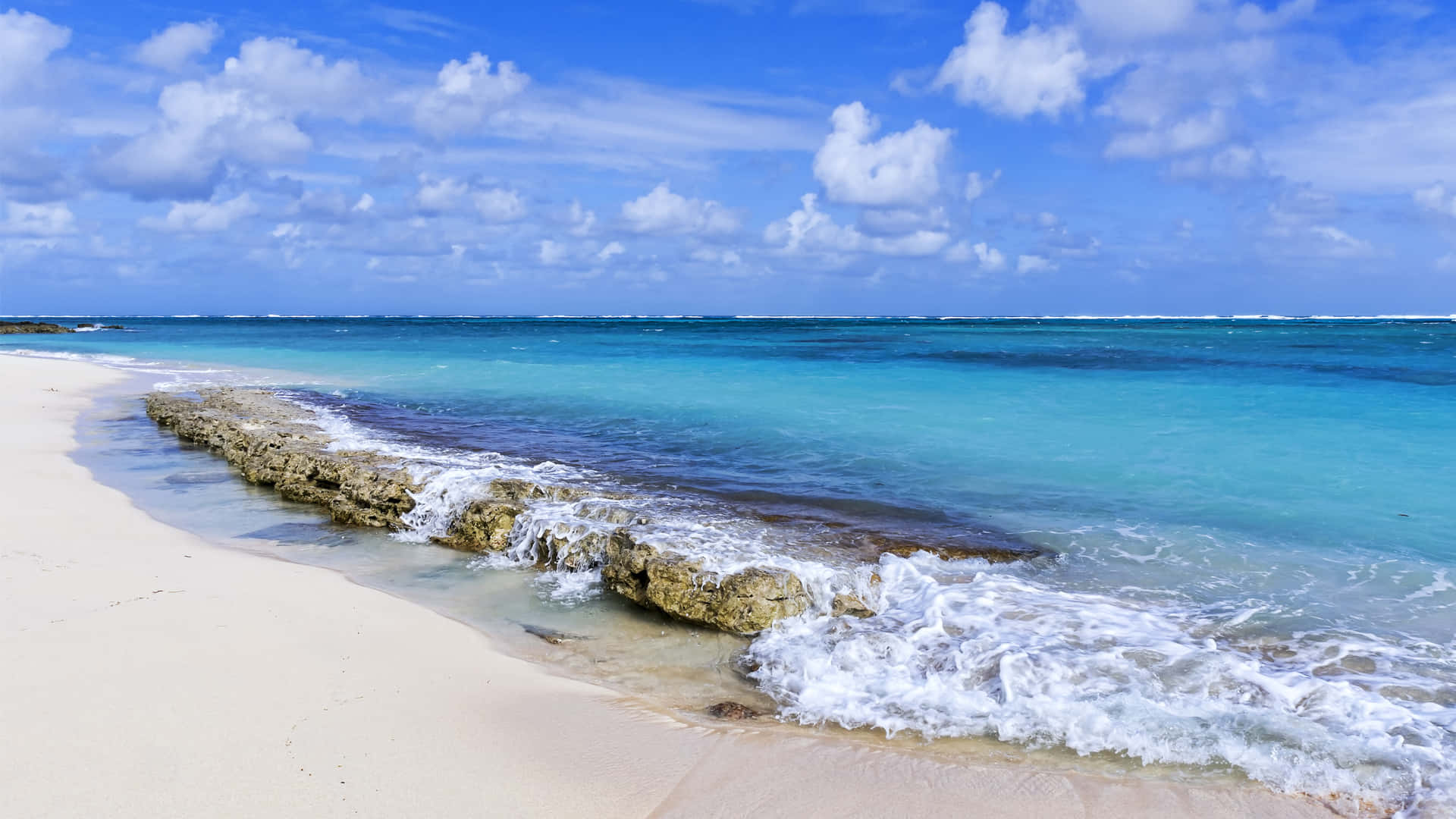 Beach Sand, 1920 x 1080, turquoise waters, Full HD Desktop Wallpaper
