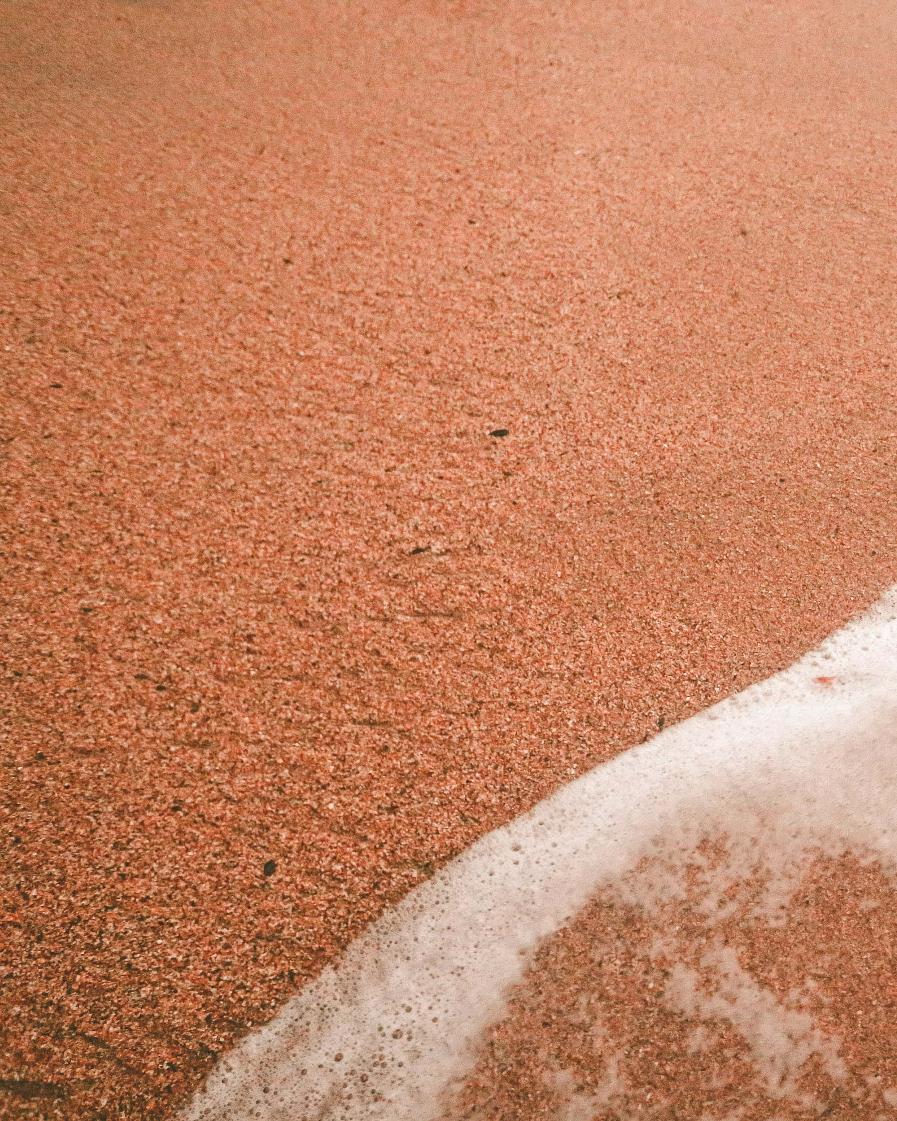 Beach Sand, golden sand, ocean foam, Full HD Phone Wallpaper