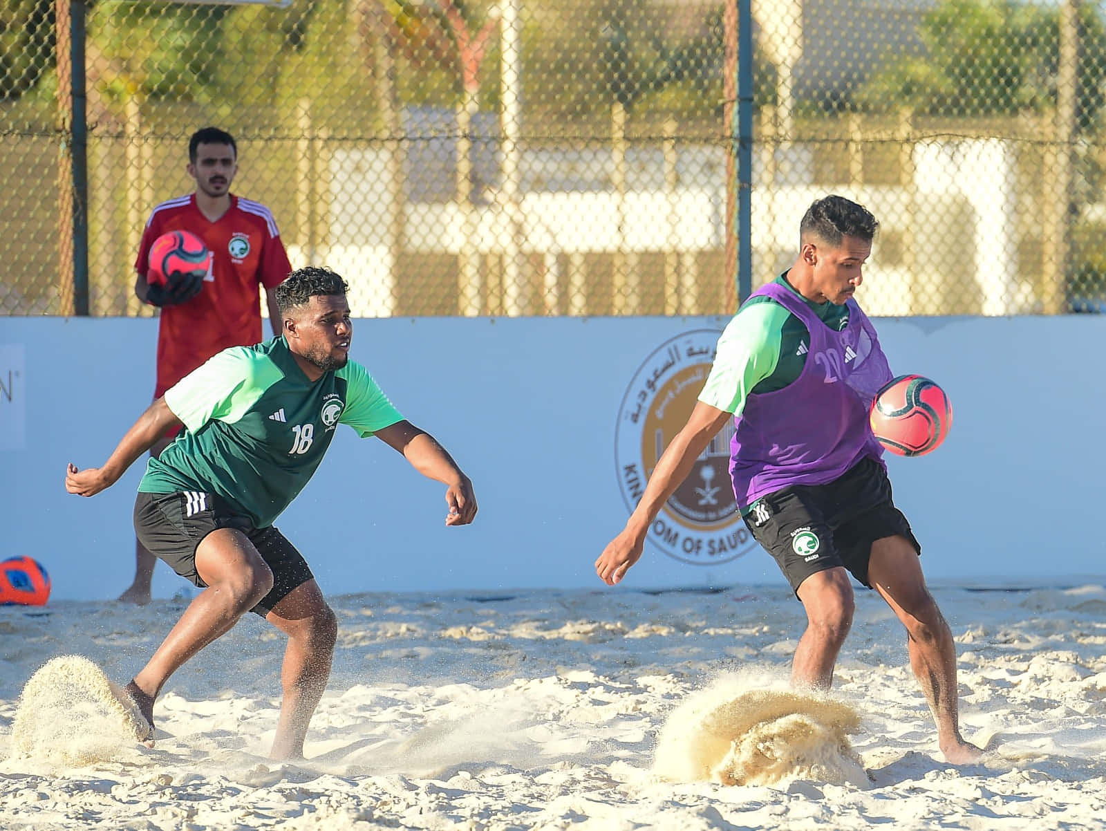beach soccer, pink ball, sunlit sand, HD Desktop Wallpaper