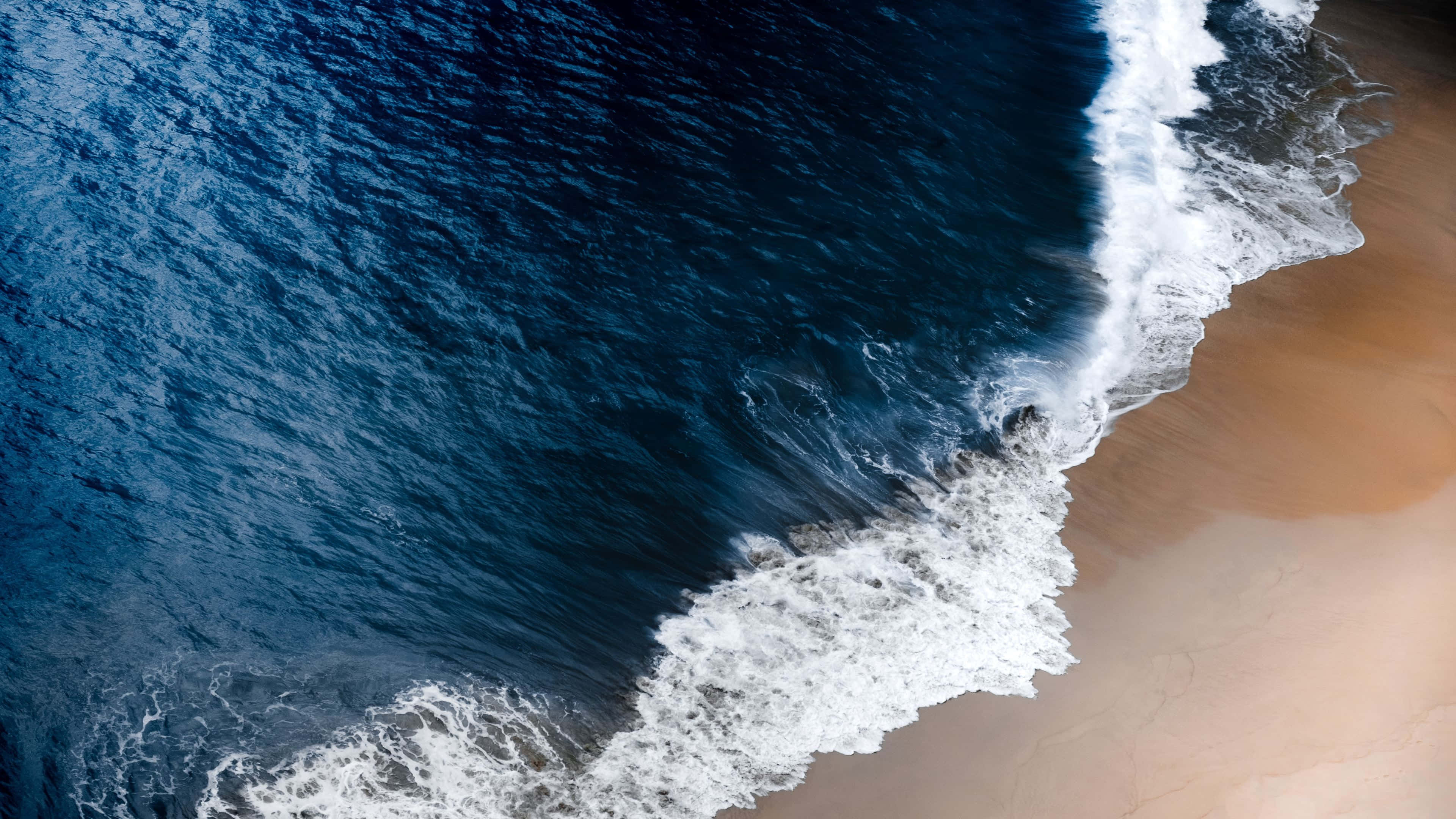 Beach Waves, 3840 x 2160, sunset, 4K Desktop Wallpaper
