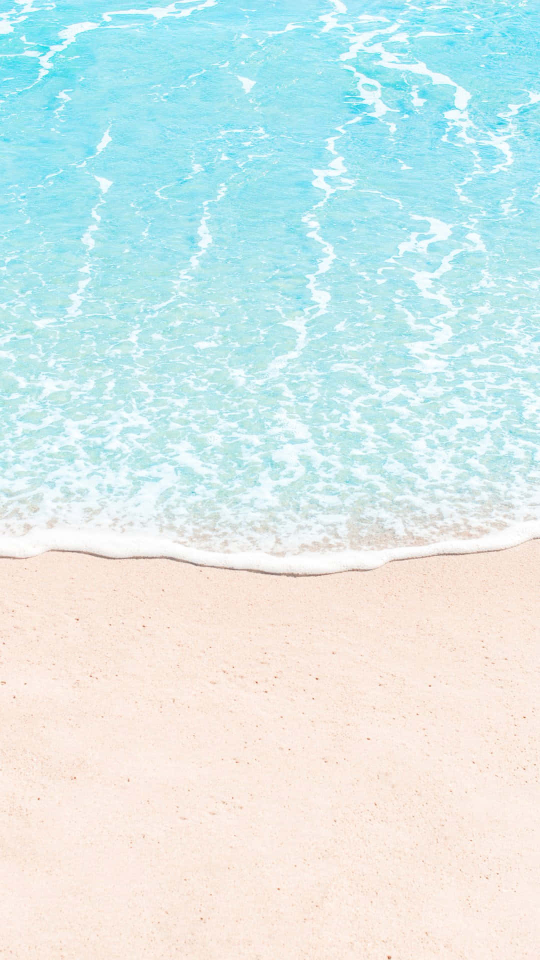 serene beach waves, coastal view, turquoise waves, Full HD Phone Wallpaper