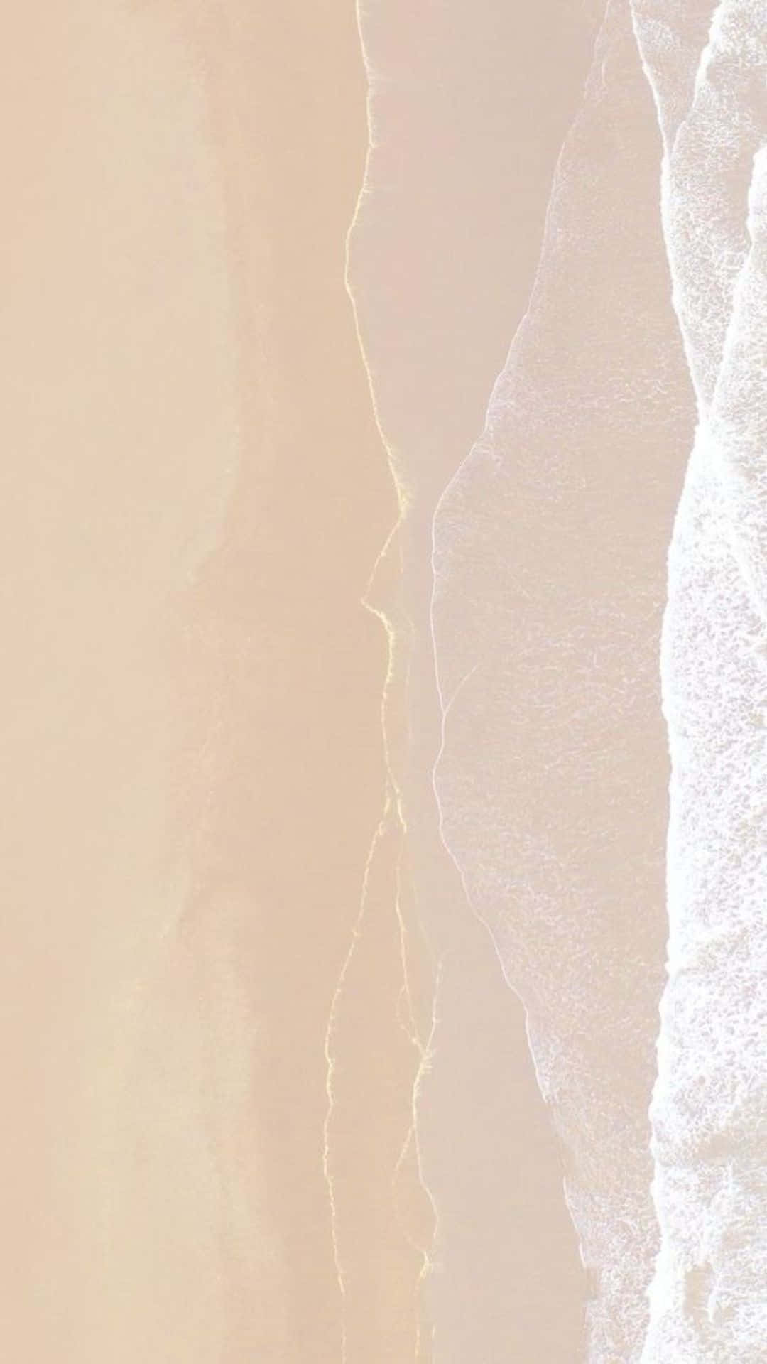 beige sandsand foamy waves, soft peach sand, frothy white waves, Full HD Phone Wallpaper