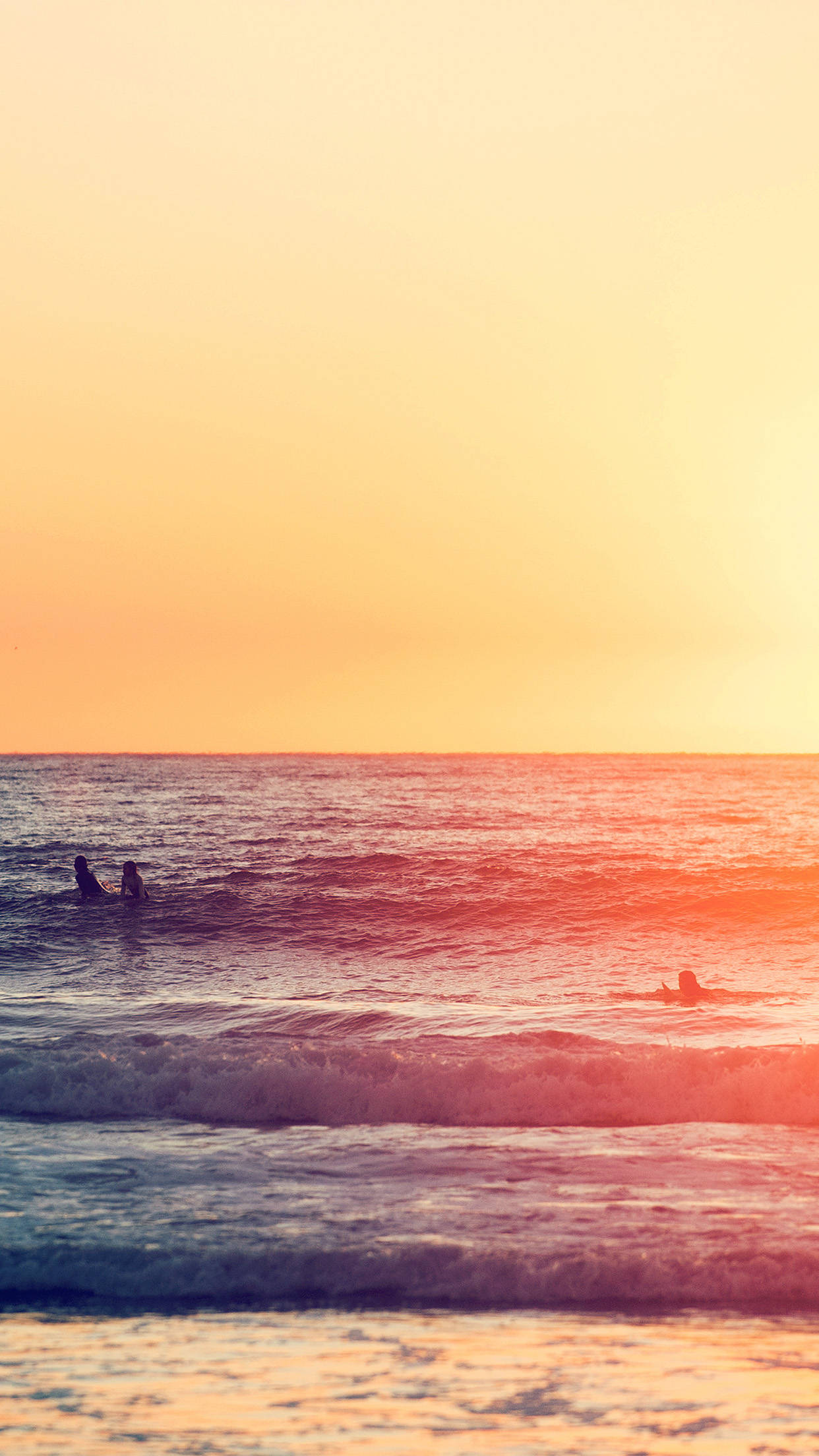 iPhone California, Sunset, Beach, Full HD Phone Wallpaper