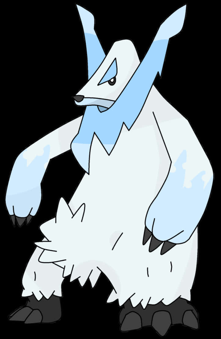 Beartic, ice-type Pokémon, white fur, SD Phone Wallpaper